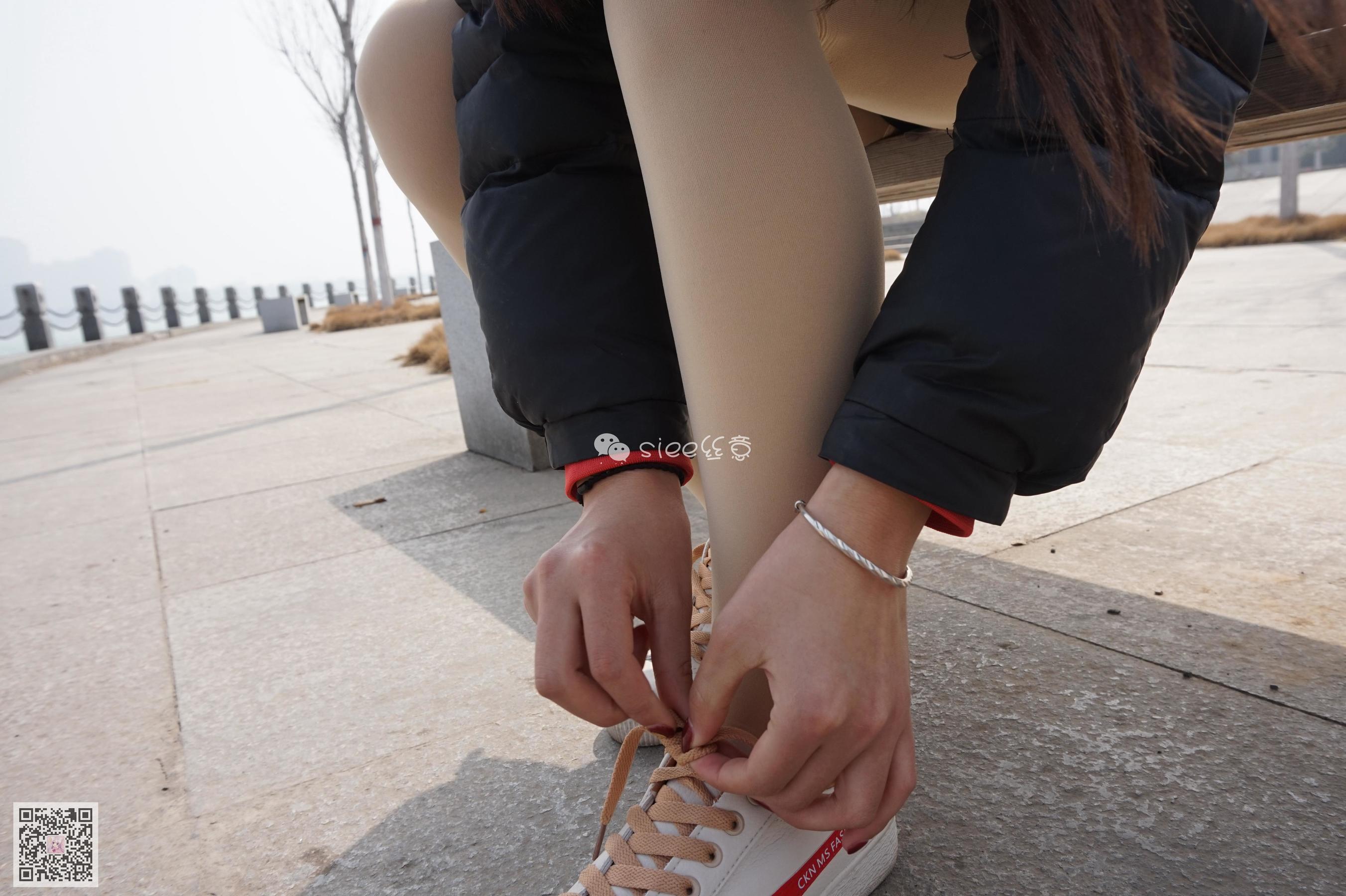 [丝意SIEE] No.062 琦琦 肉丝白鞋最配  第68张