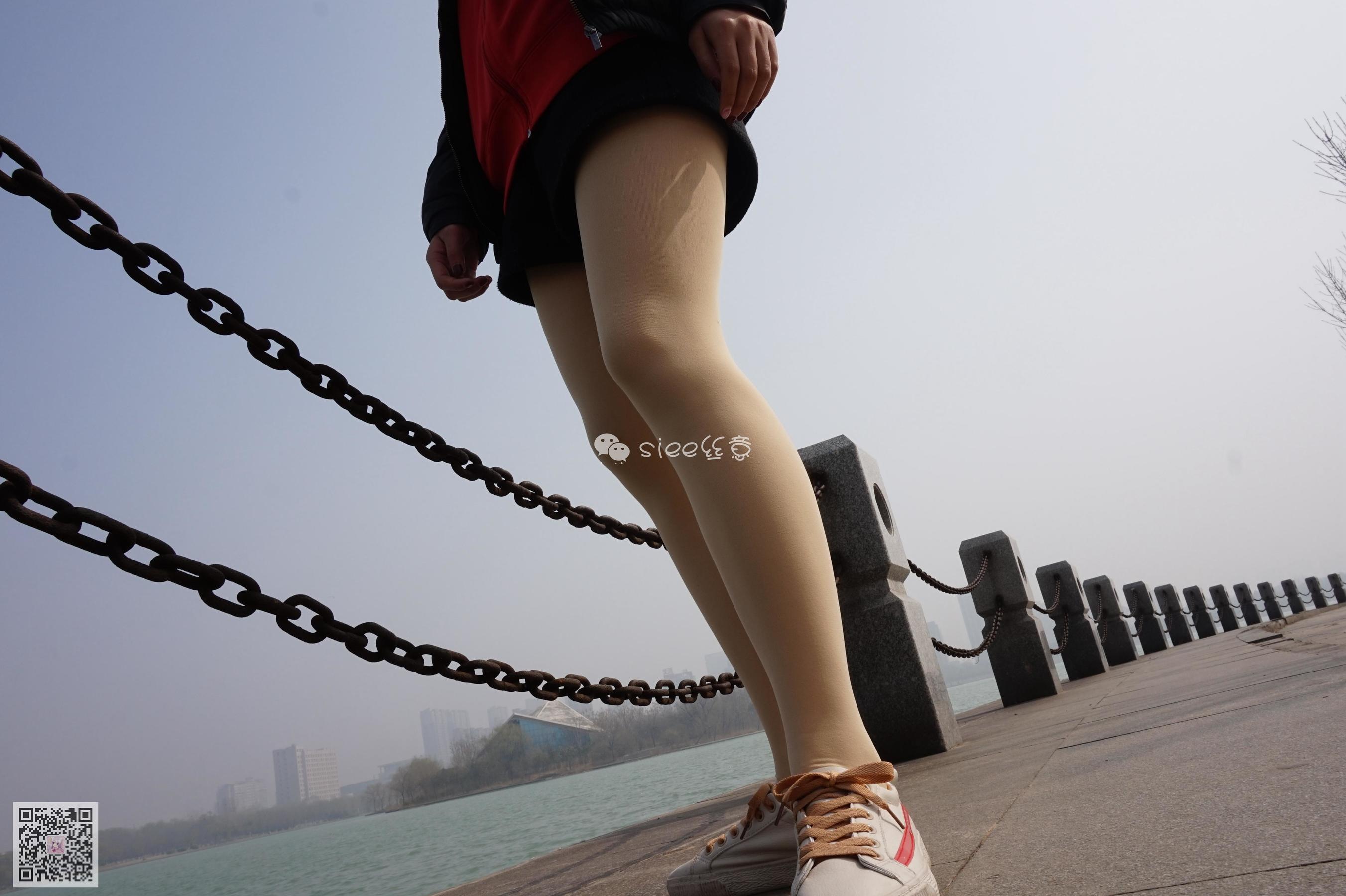 [丝意SIEE] No.062 琦琦 肉丝白鞋最配  第76张