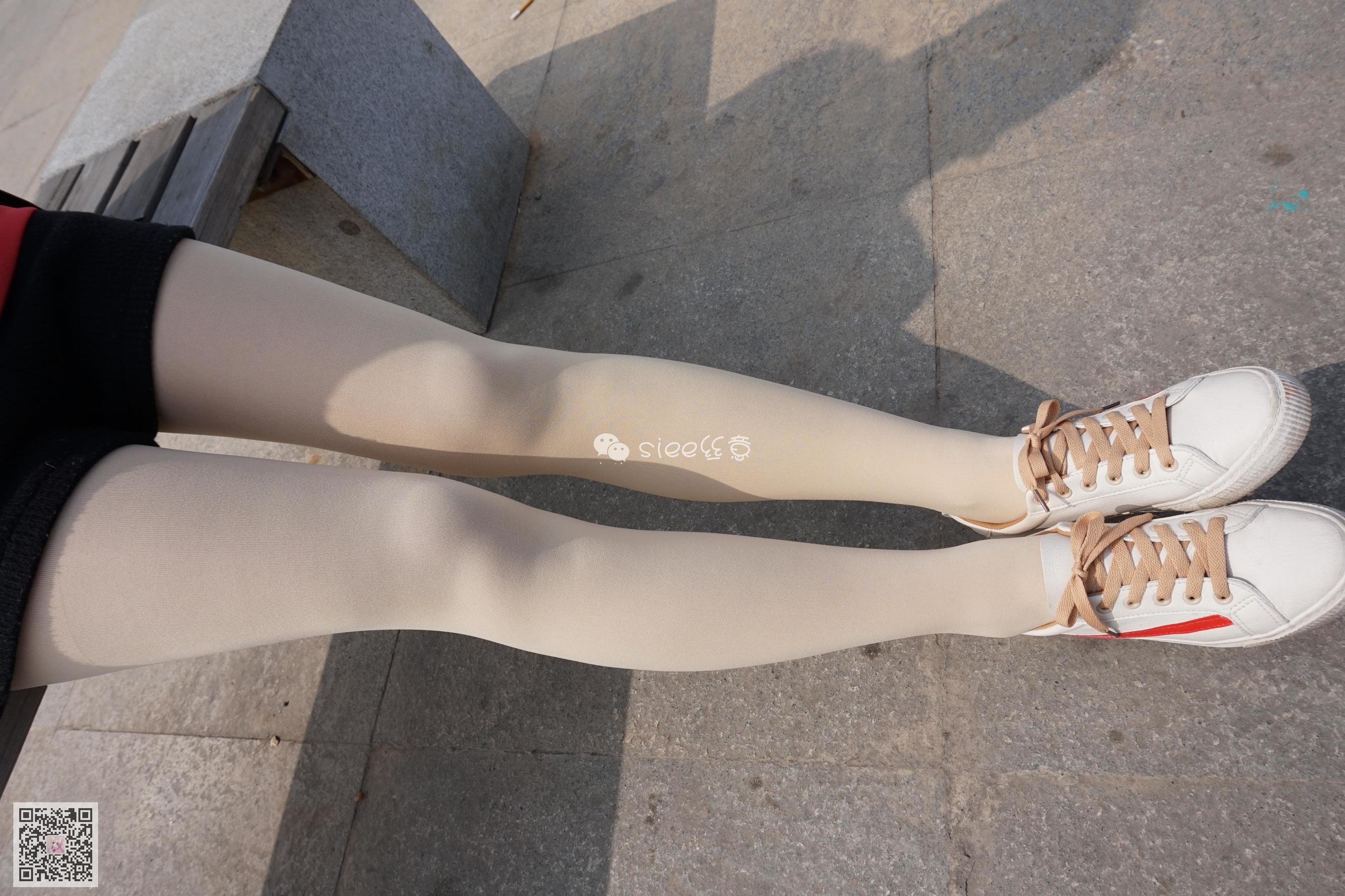 [丝意SIEE] No.062 琦琦 肉丝白鞋最配  第11张