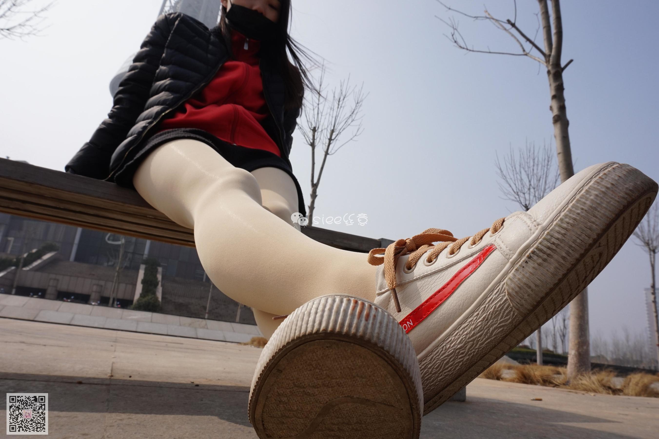 [丝意SIEE] No.062 琦琦 肉丝白鞋最配  第9张