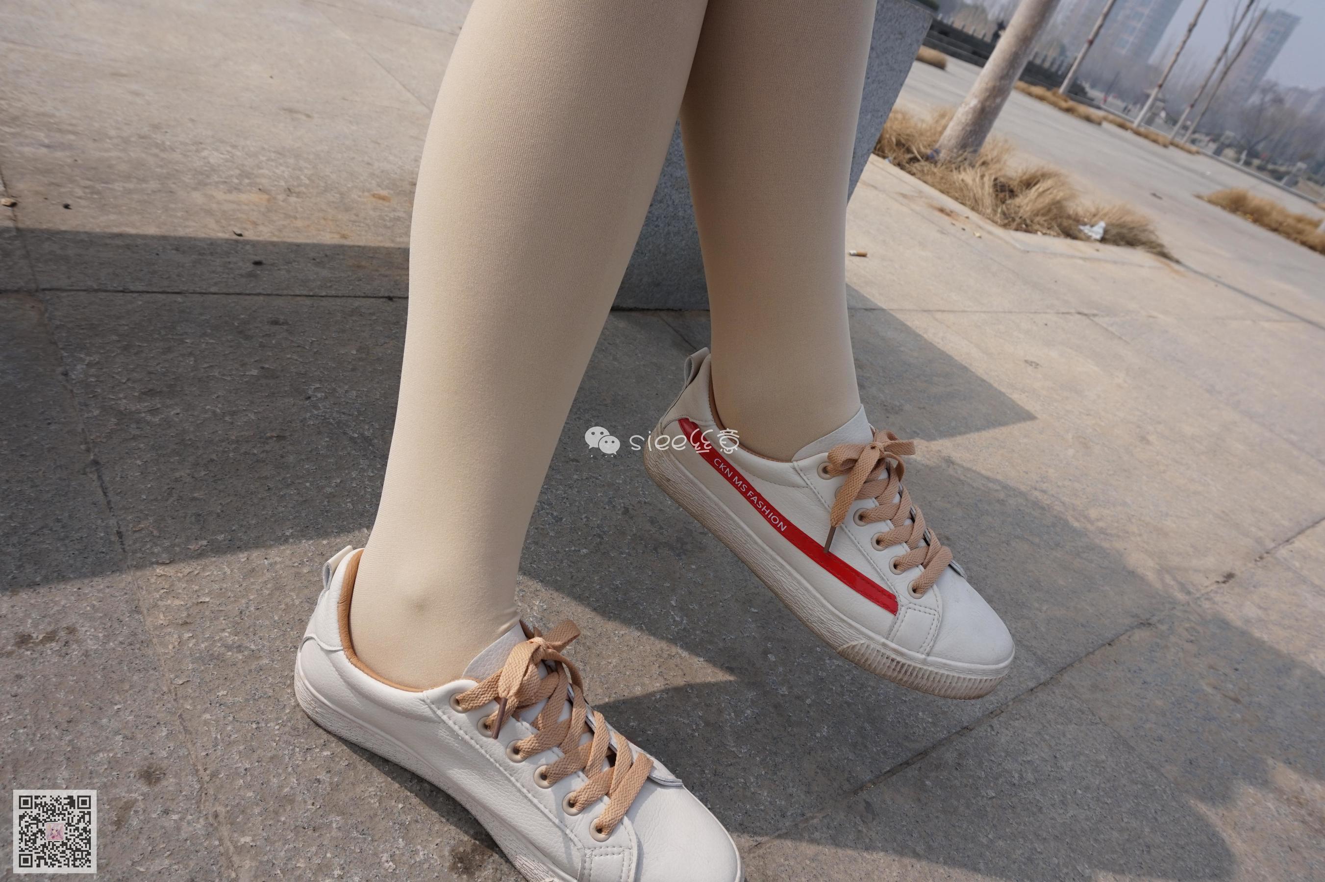 [丝意SIEE] No.062 琦琦 肉丝白鞋最配  第82张