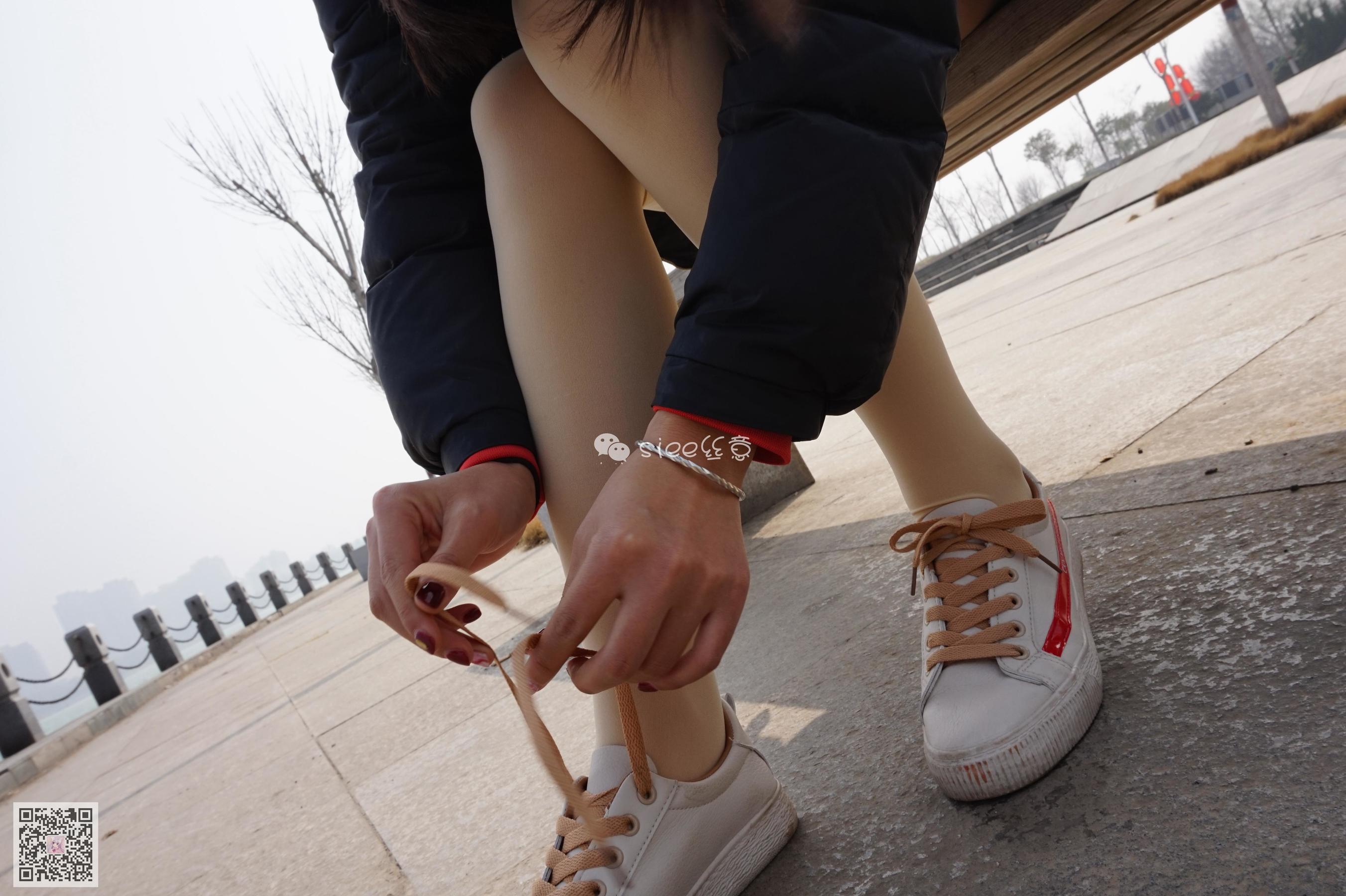 [丝意SIEE] No.062 琦琦 肉丝白鞋最配  第69张