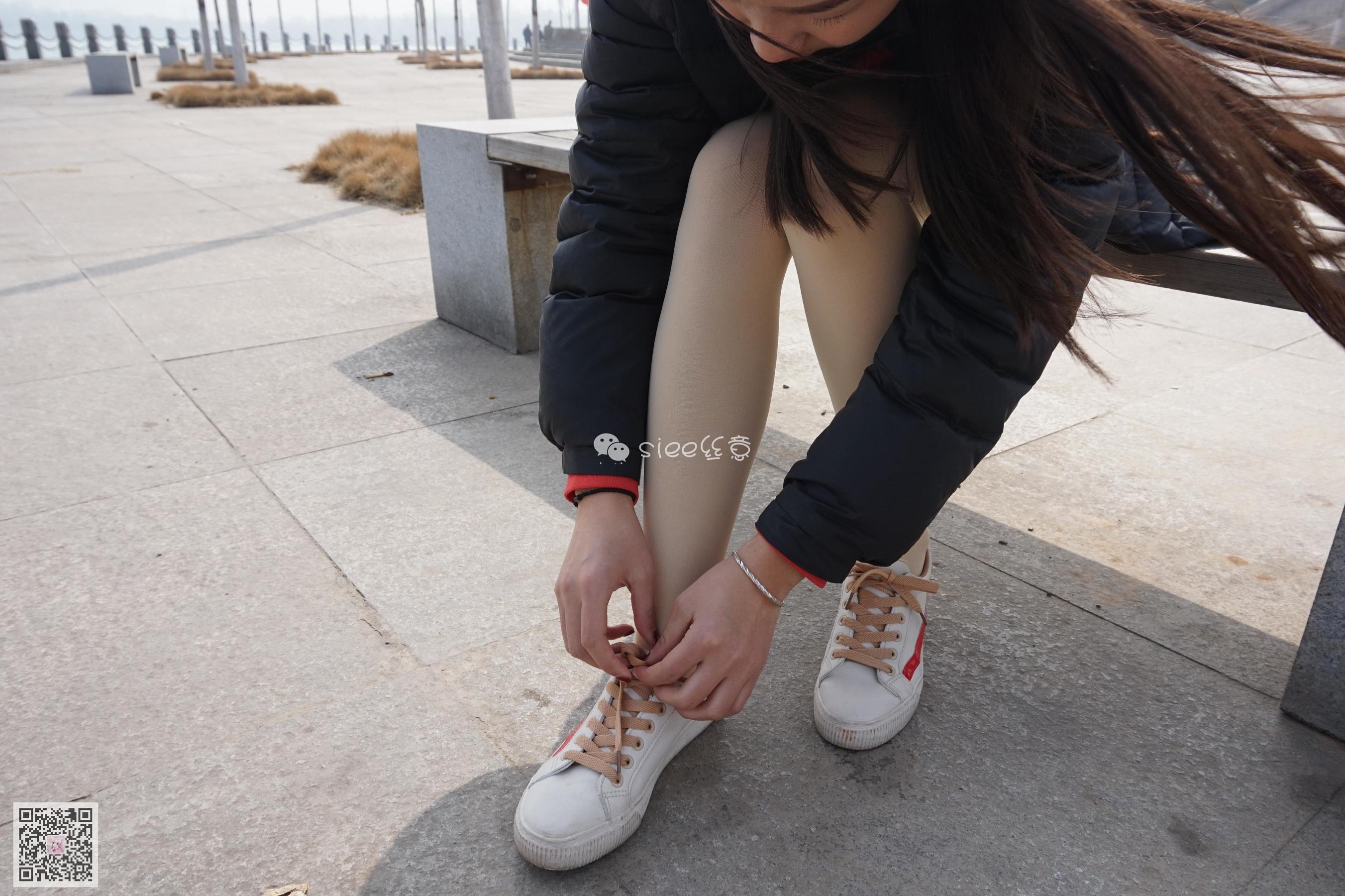 [丝意SIEE] No.062 琦琦 肉丝白鞋最配  第72张