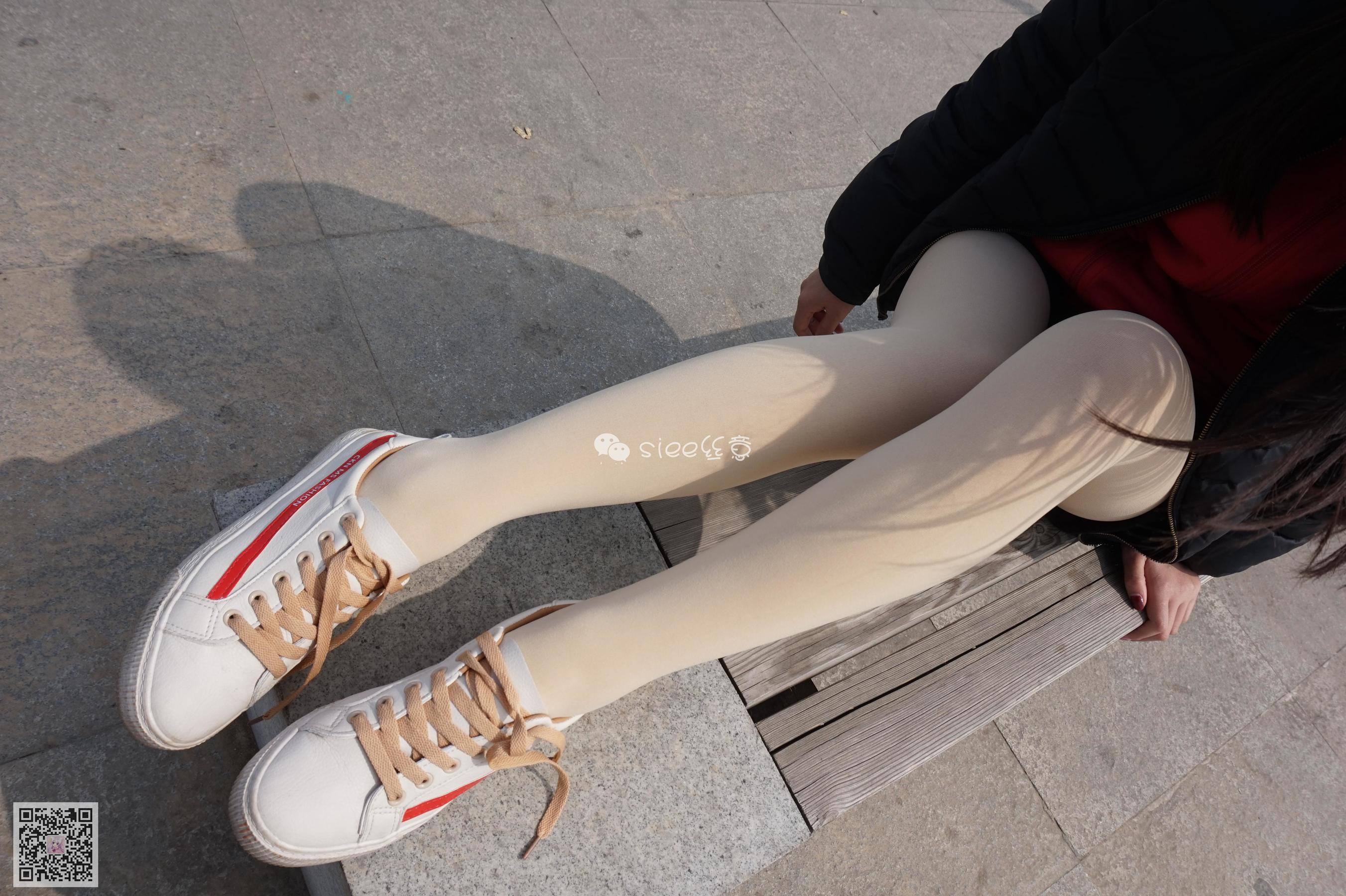 [丝意SIEE] No.062 琦琦 肉丝白鞋最配  第37张