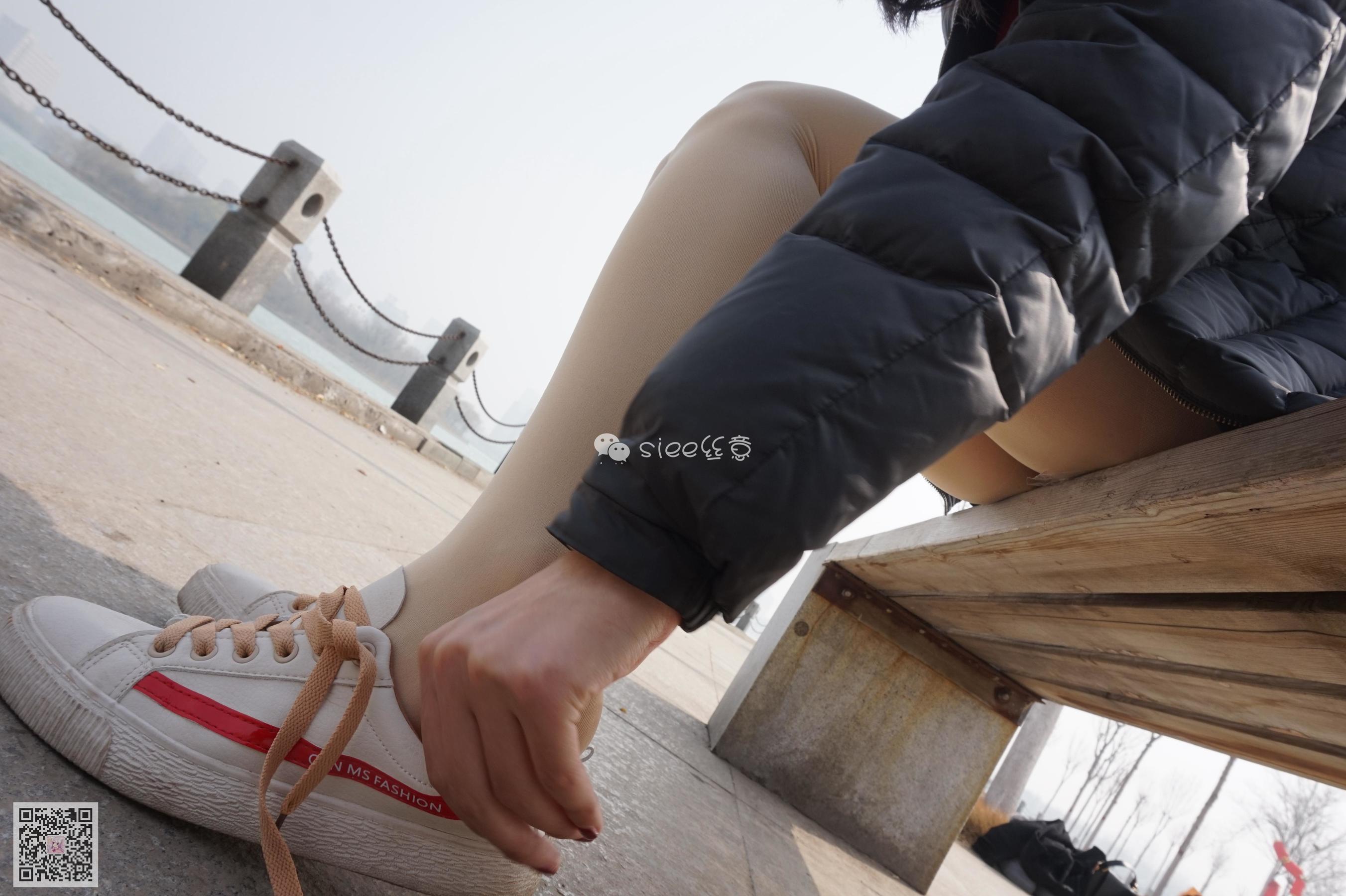 [丝意SIEE] No.062 琦琦 肉丝白鞋最配  第65张