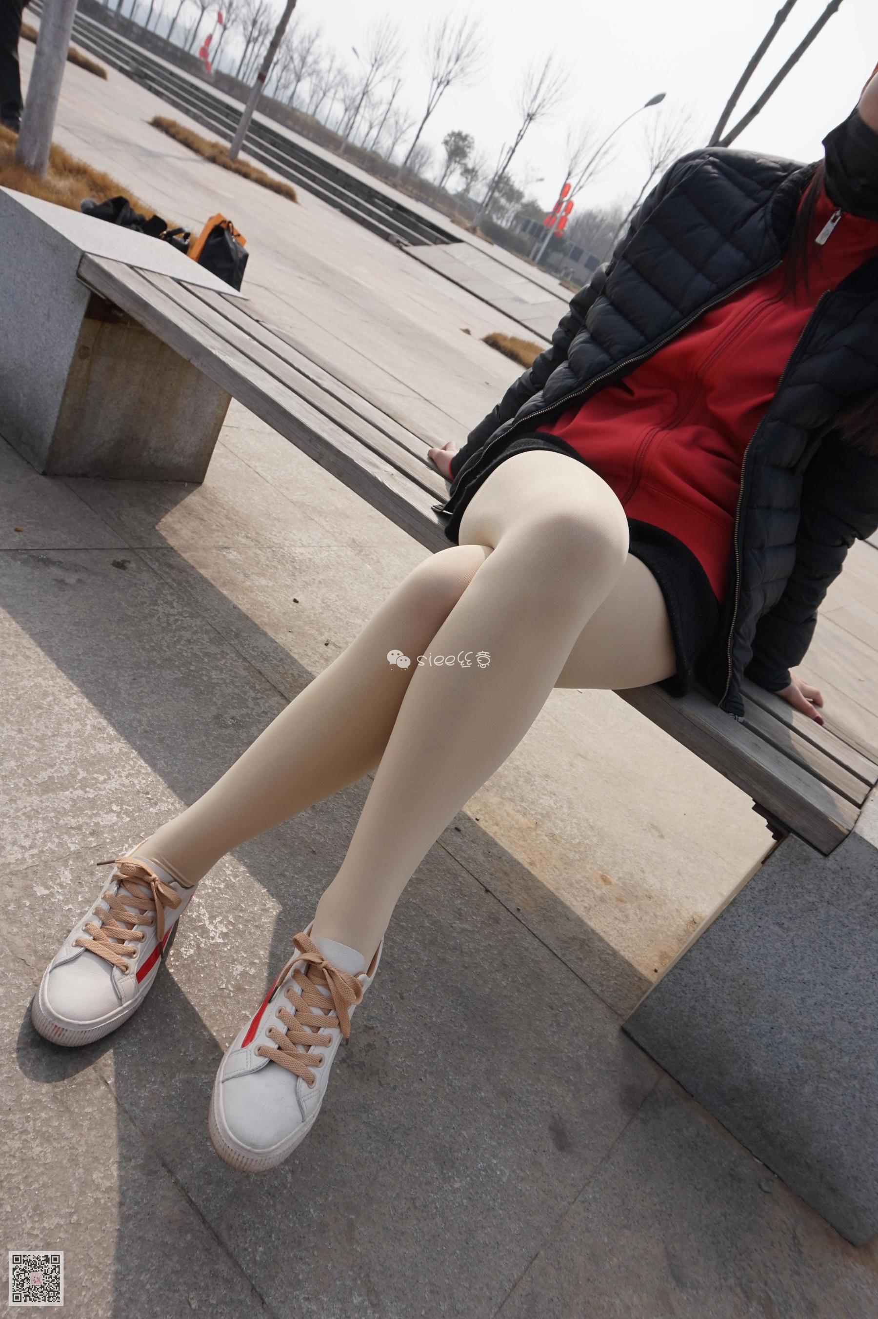 [丝意SIEE] No.062 琦琦 肉丝白鞋最配  第3张