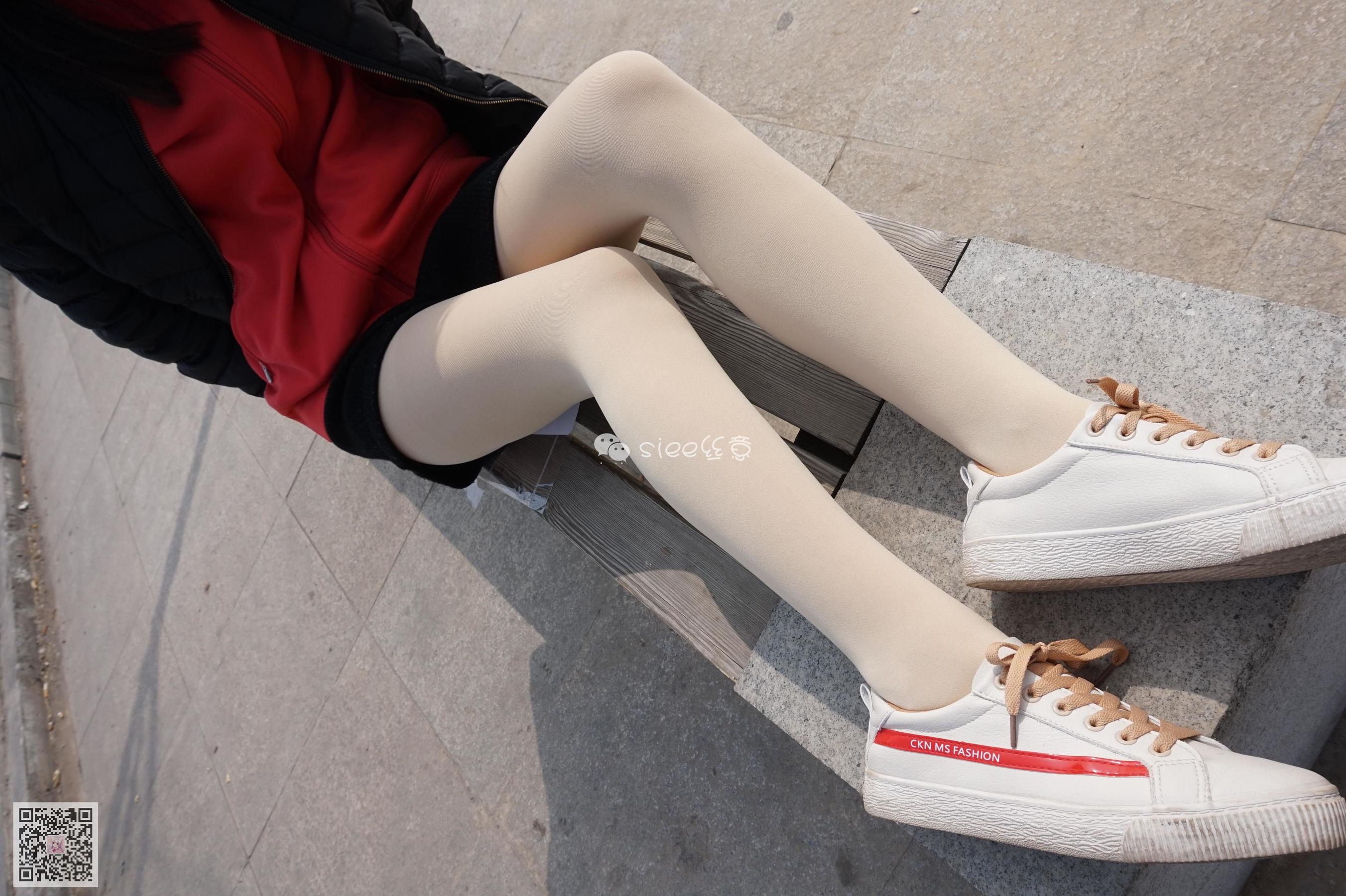 [丝意SIEE] No.062 琦琦 肉丝白鞋最配  第32张