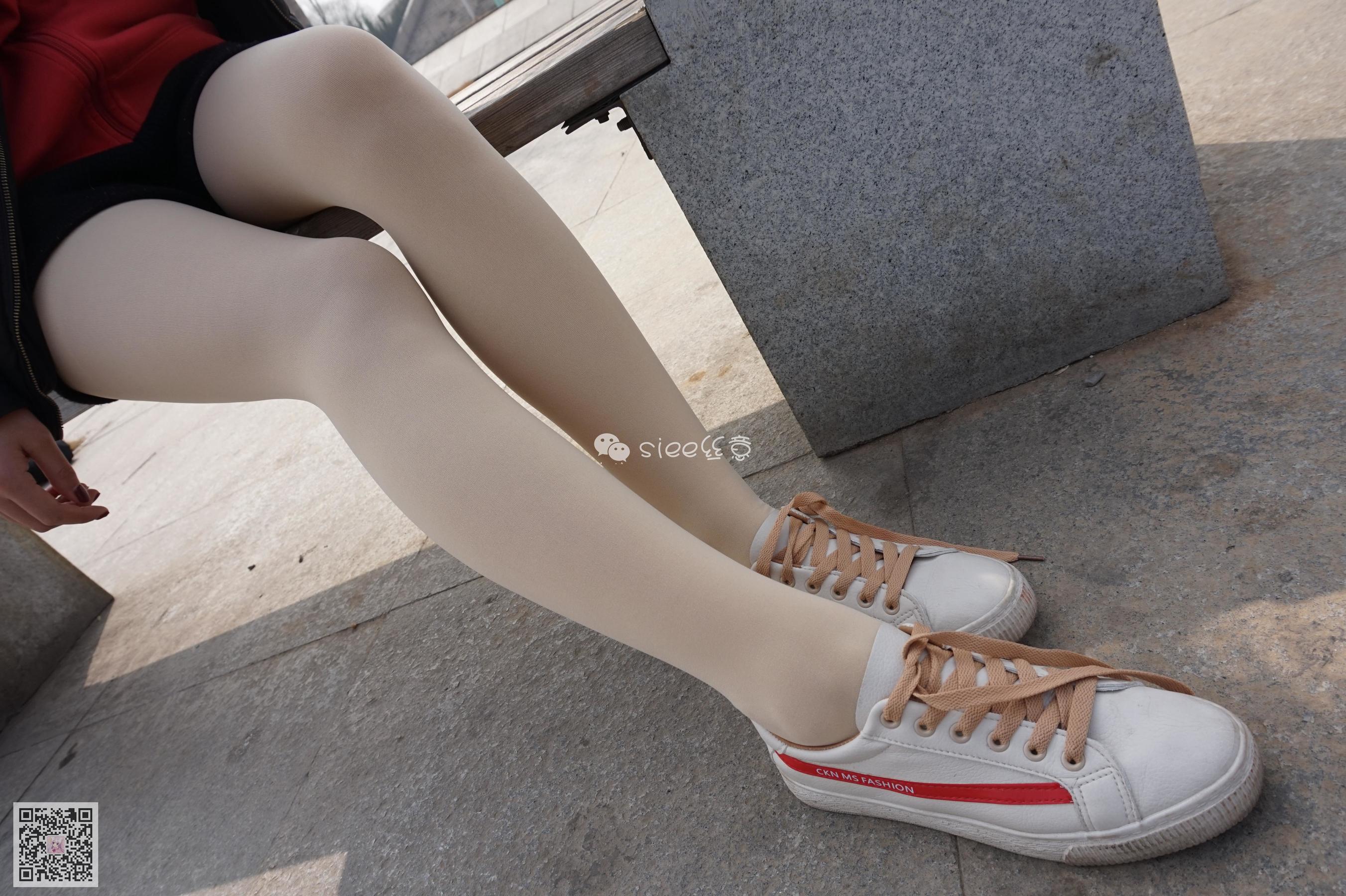 [丝意SIEE] No.062 琦琦 肉丝白鞋最配  第36张