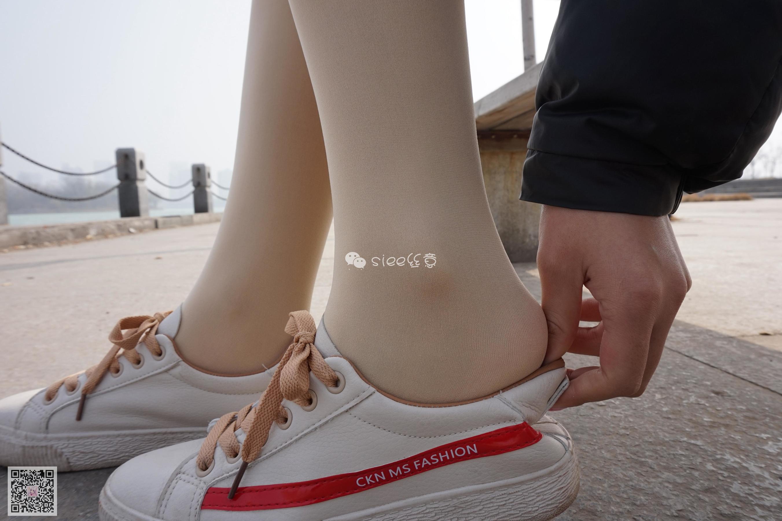 [丝意SIEE] No.062 琦琦 肉丝白鞋最配  第16张