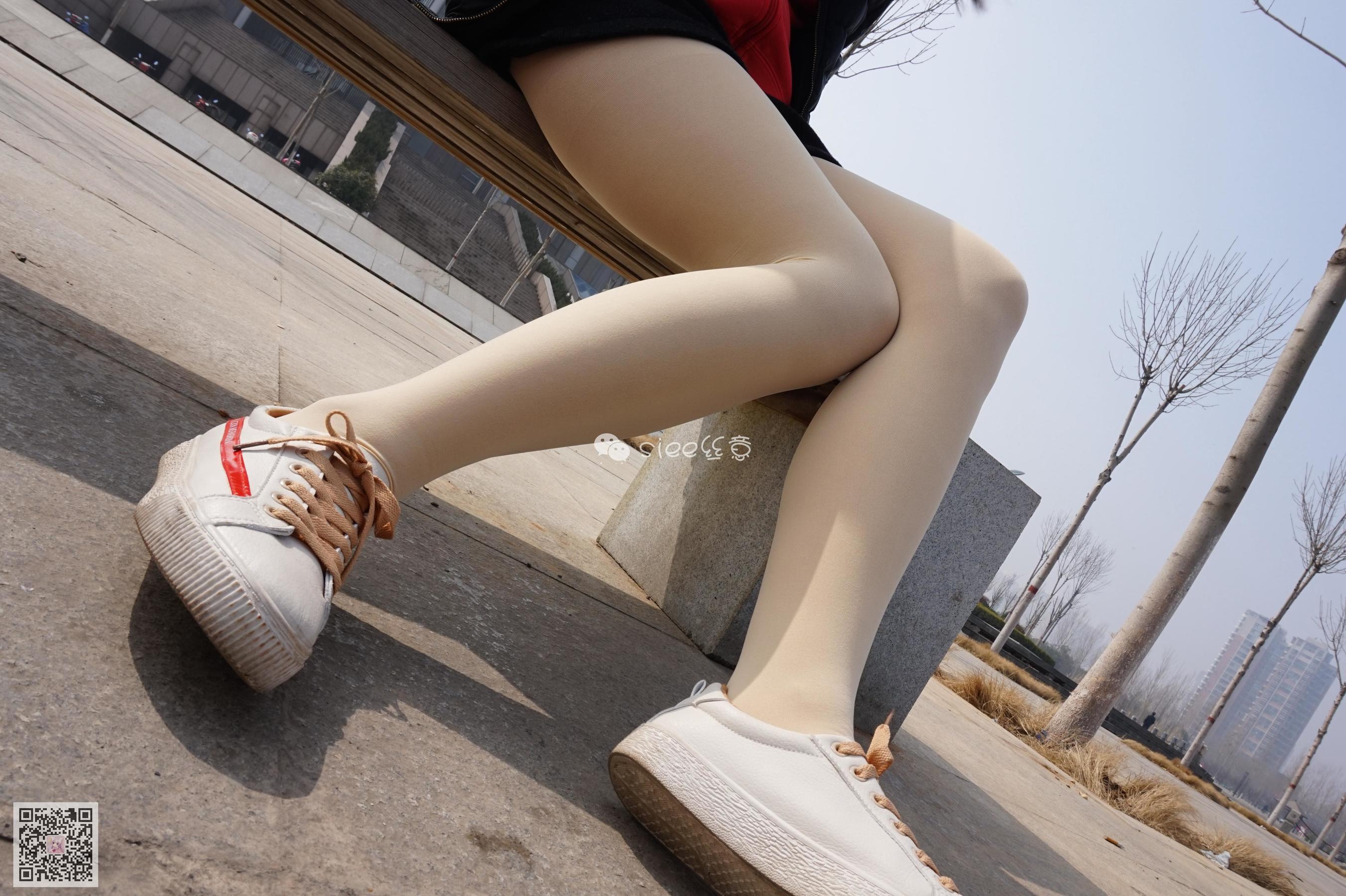 [丝意SIEE] No.062 琦琦 肉丝白鞋最配  第21张