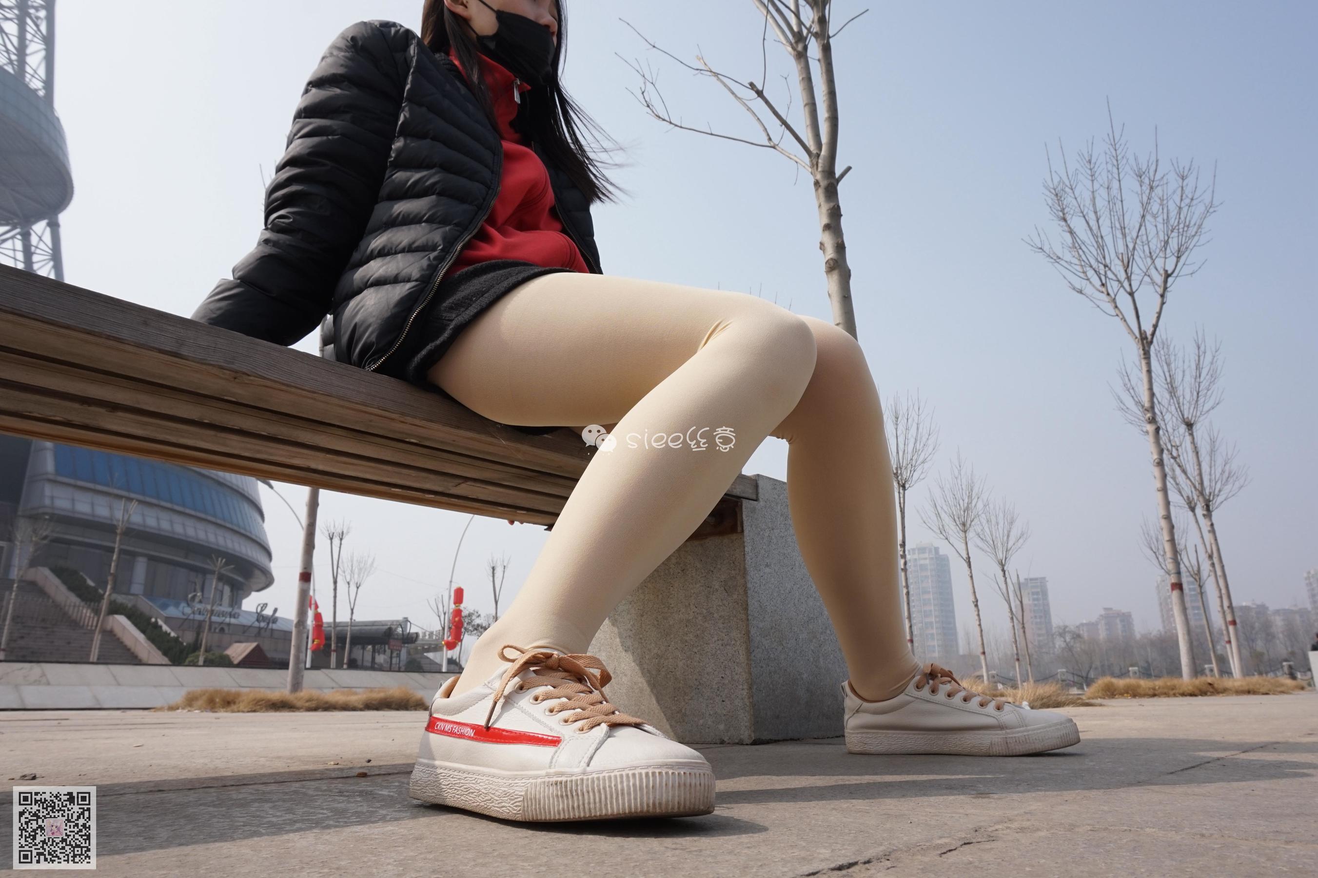 [丝意SIEE] No.062 琦琦 肉丝白鞋最配  第13张