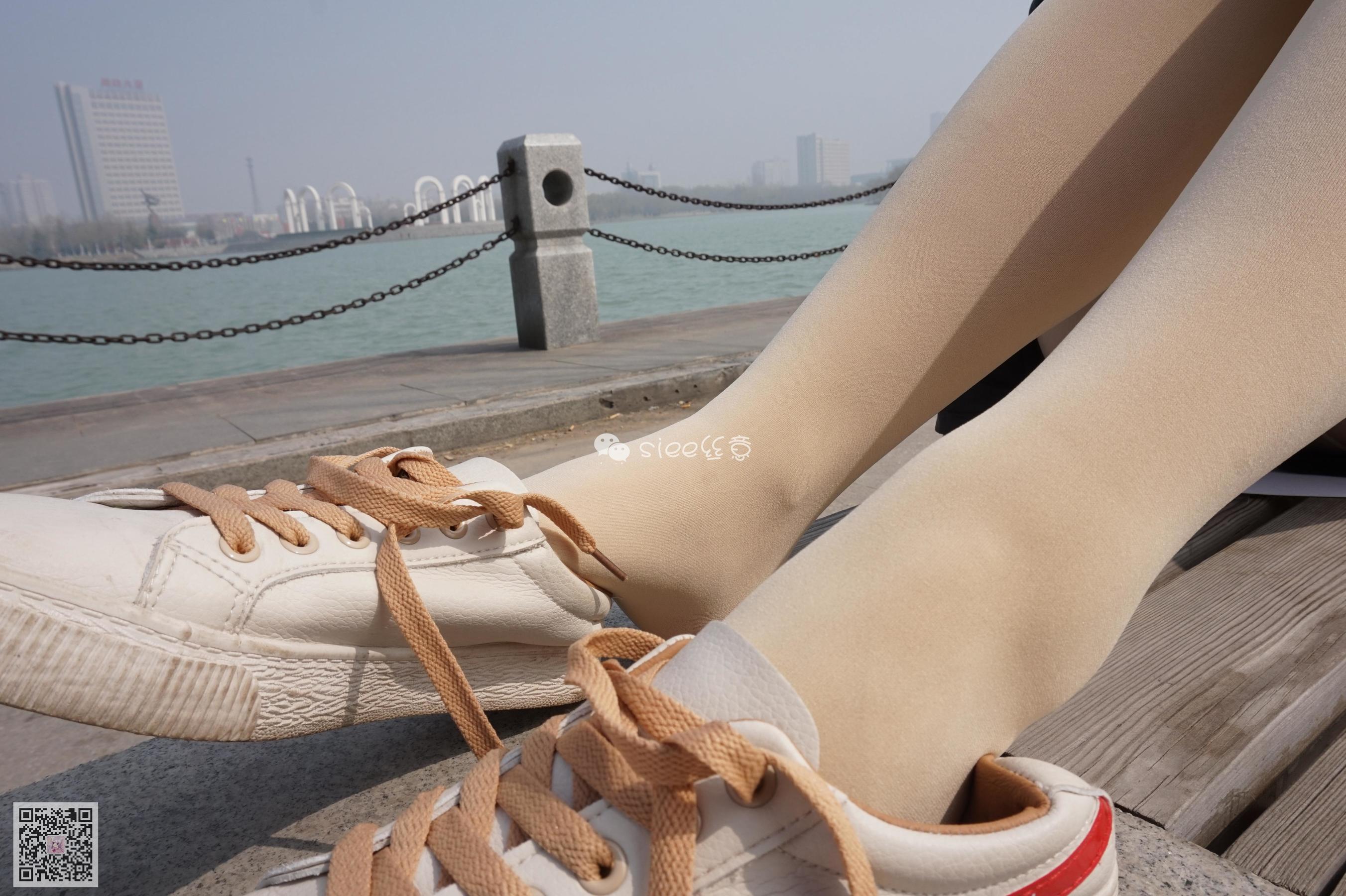 [丝意SIEE] No.062 琦琦 肉丝白鞋最配  第52张