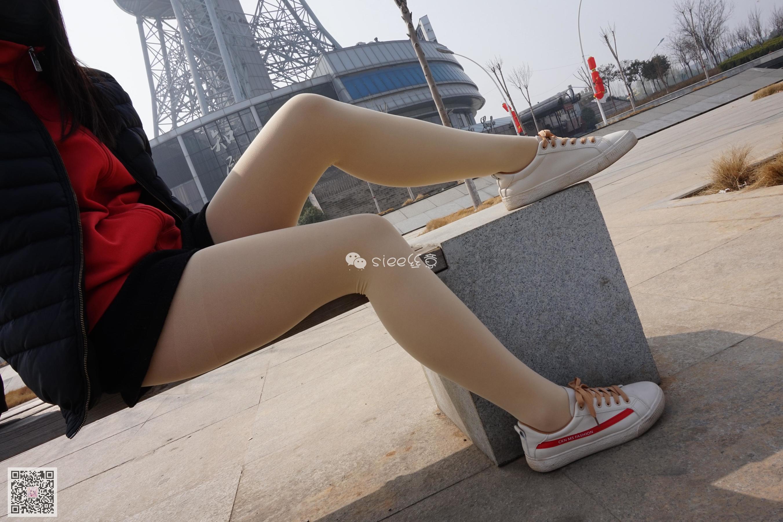 [丝意SIEE] No.062 琦琦 肉丝白鞋最配  第25张