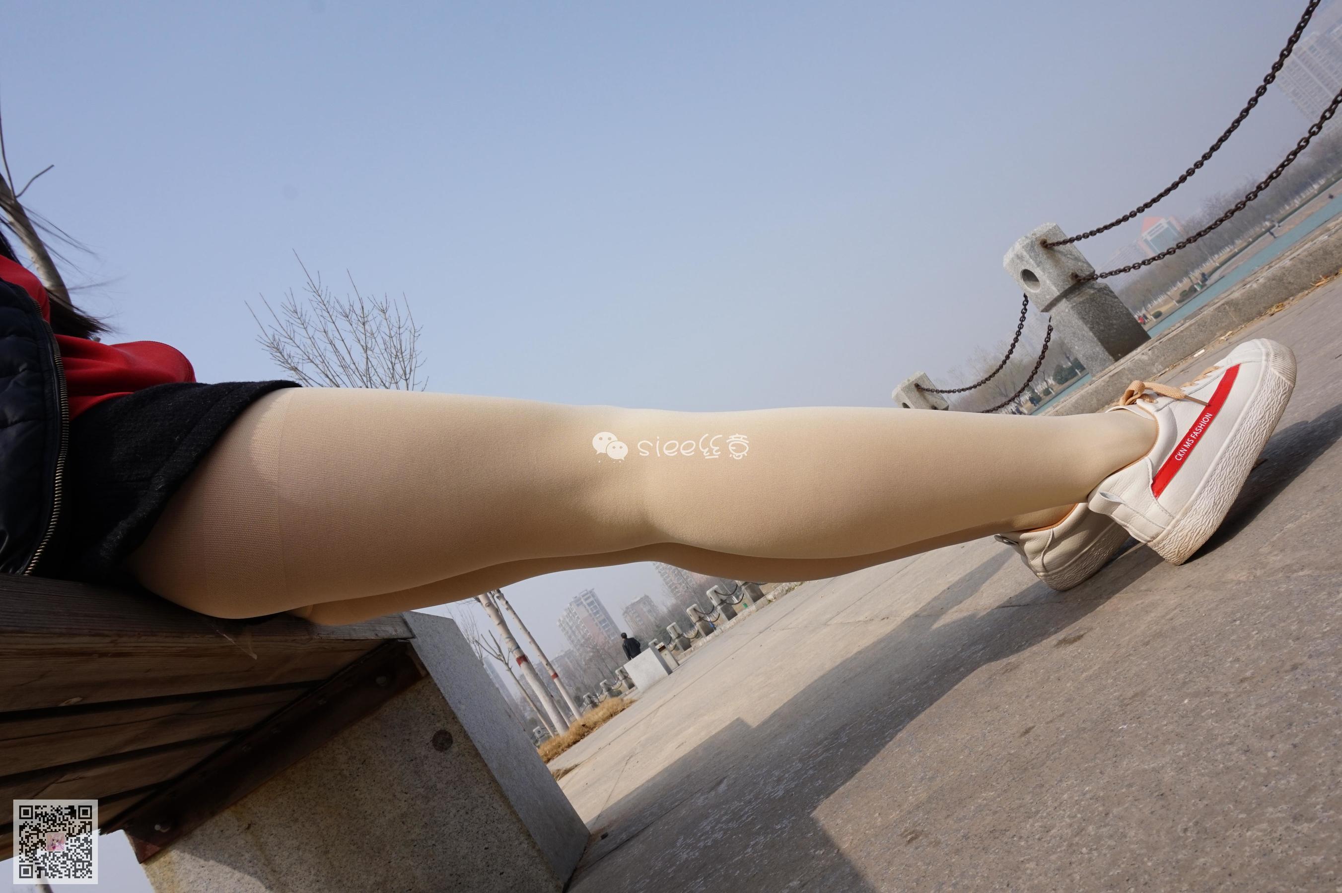 [丝意SIEE] No.062 琦琦 肉丝白鞋最配  第12张