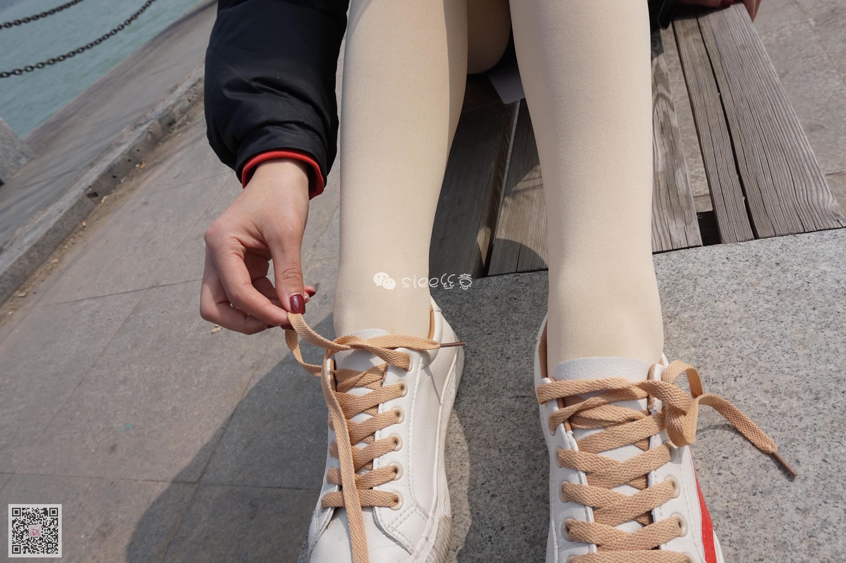 [丝意SIEE] No.062 琦琦 肉丝白鞋最配  第39张