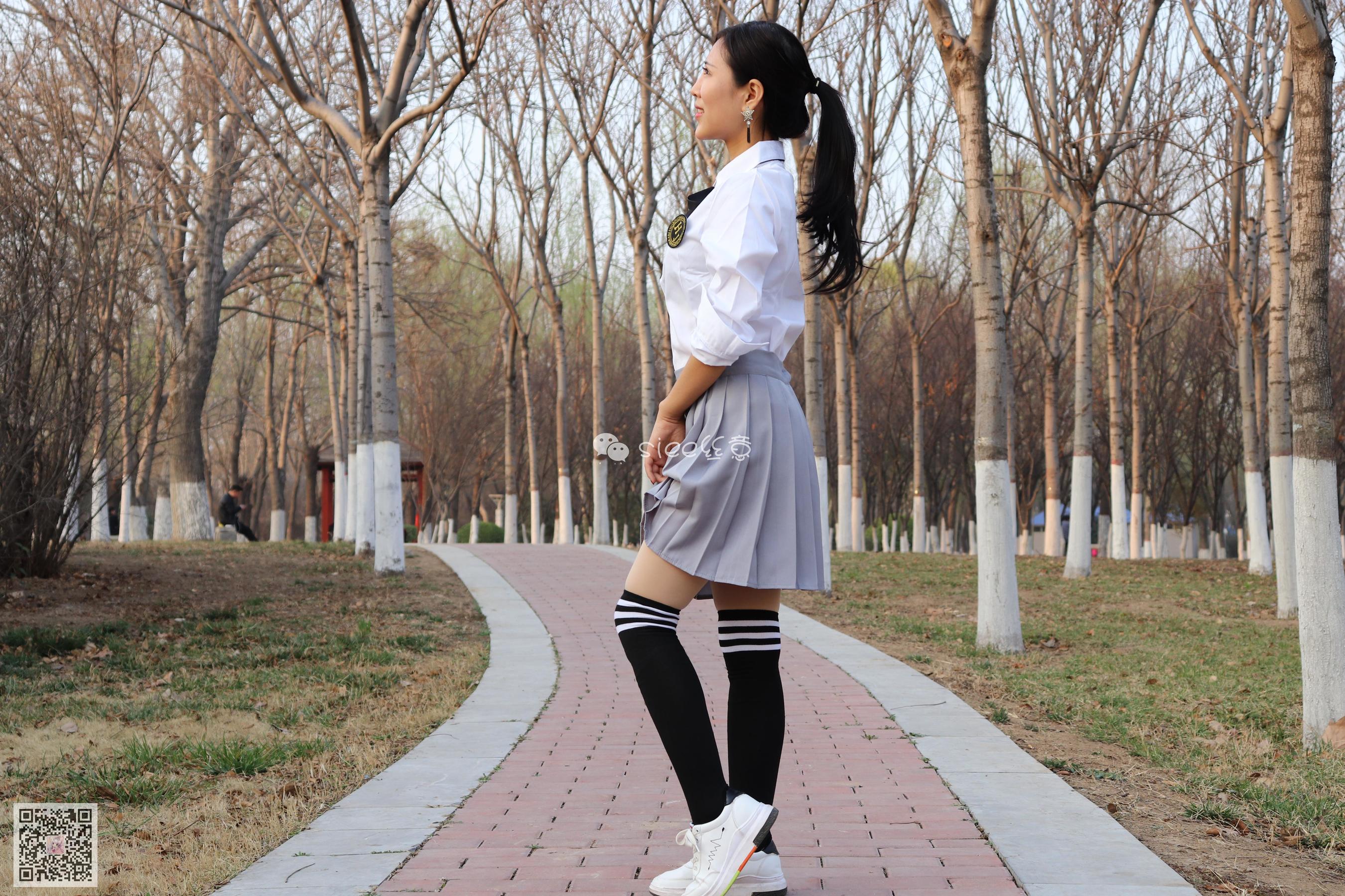 [丝意SIEE] No.060 安安《学生长筒袜》  第16张