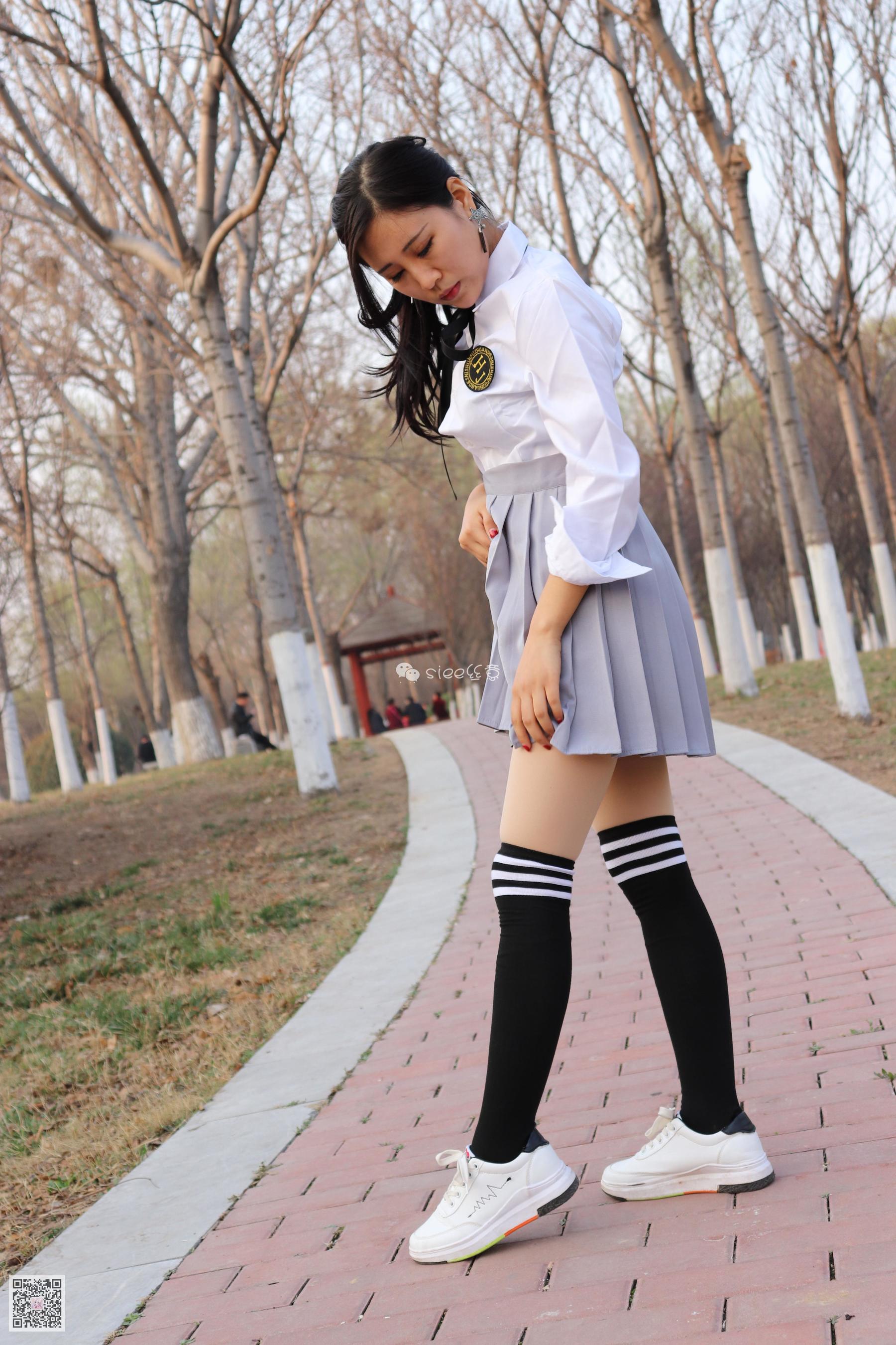 [丝意SIEE] No.060 安安《学生长筒袜》  第47张