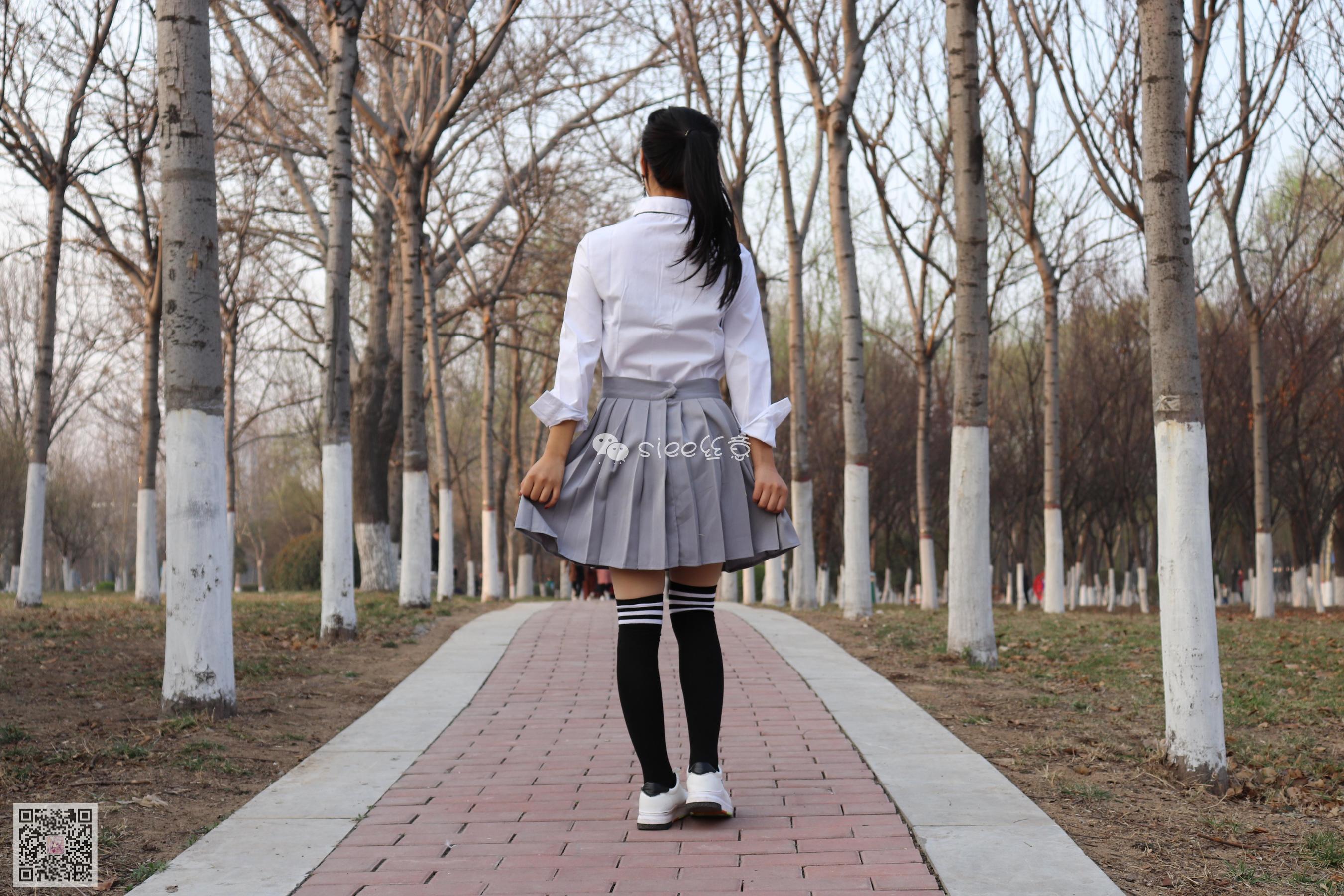 [丝意SIEE] No.060 安安《学生长筒袜》  第46张