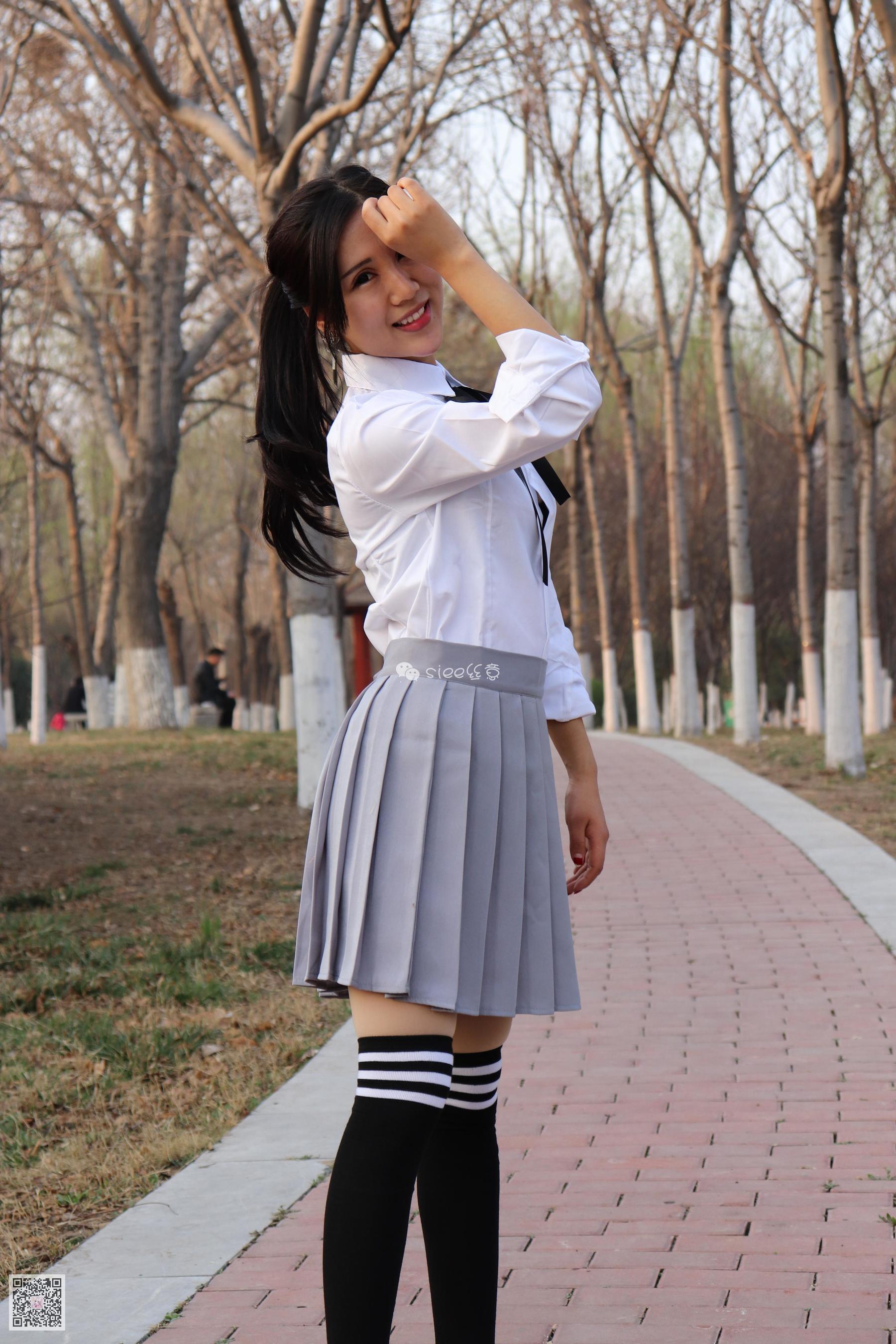 [丝意SIEE] No.060 安安《学生长筒袜》  第38张