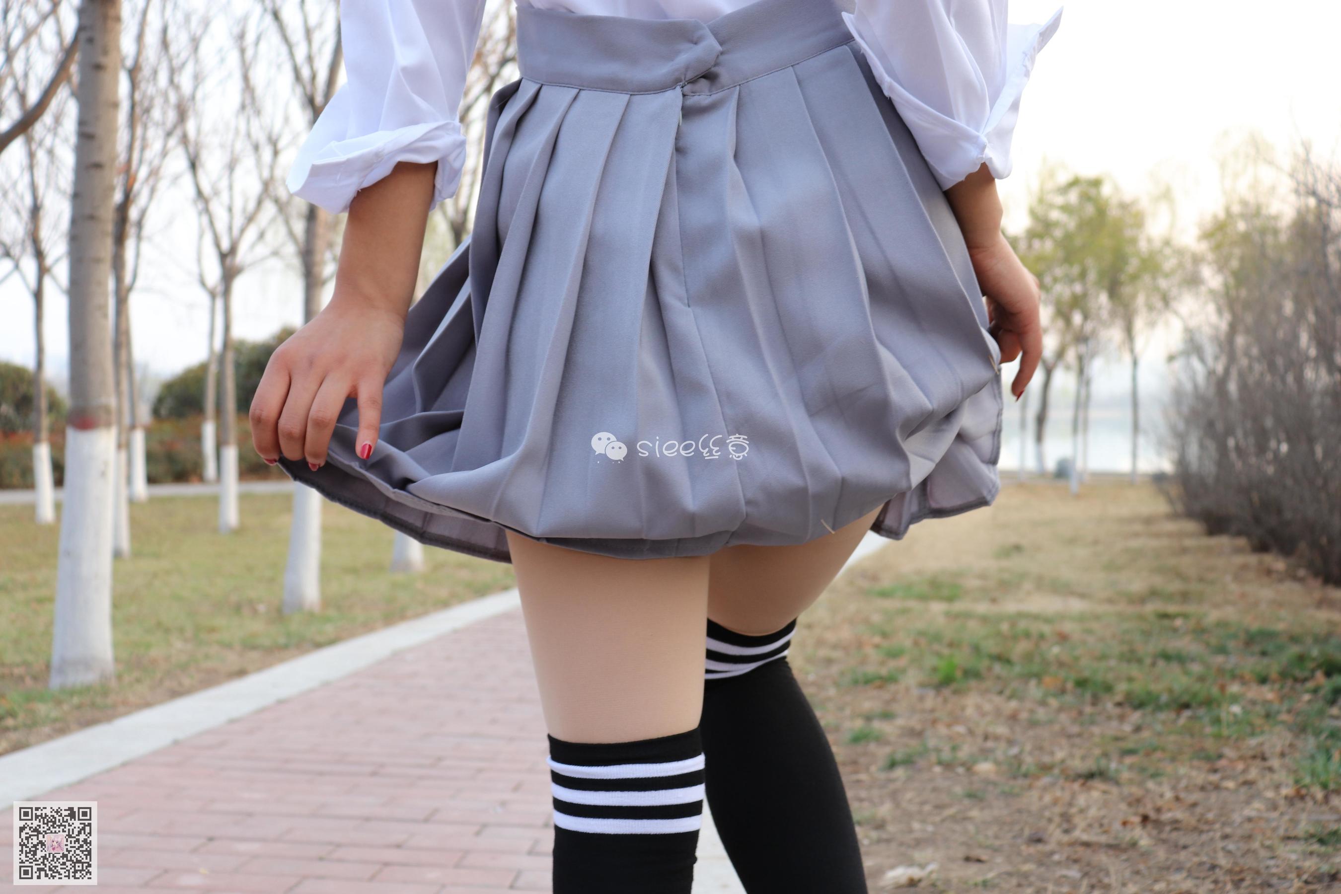 [丝意SIEE] No.060 安安《学生长筒袜》  第23张
