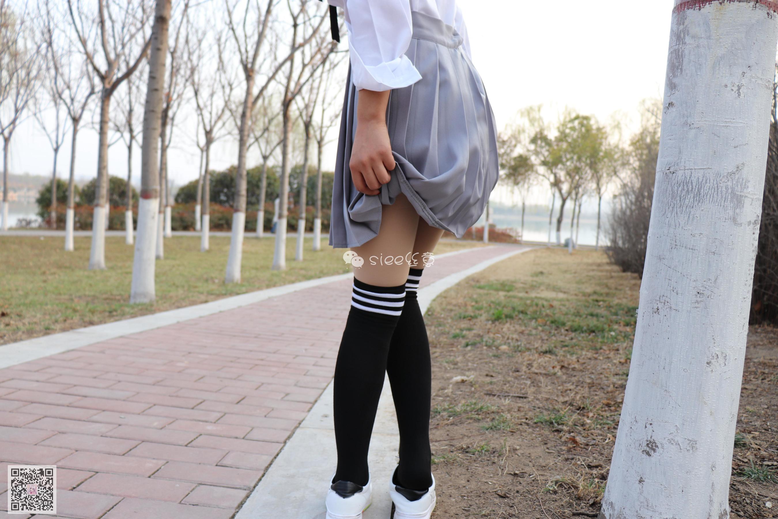 [丝意SIEE] No.060 安安《学生长筒袜》  第25张