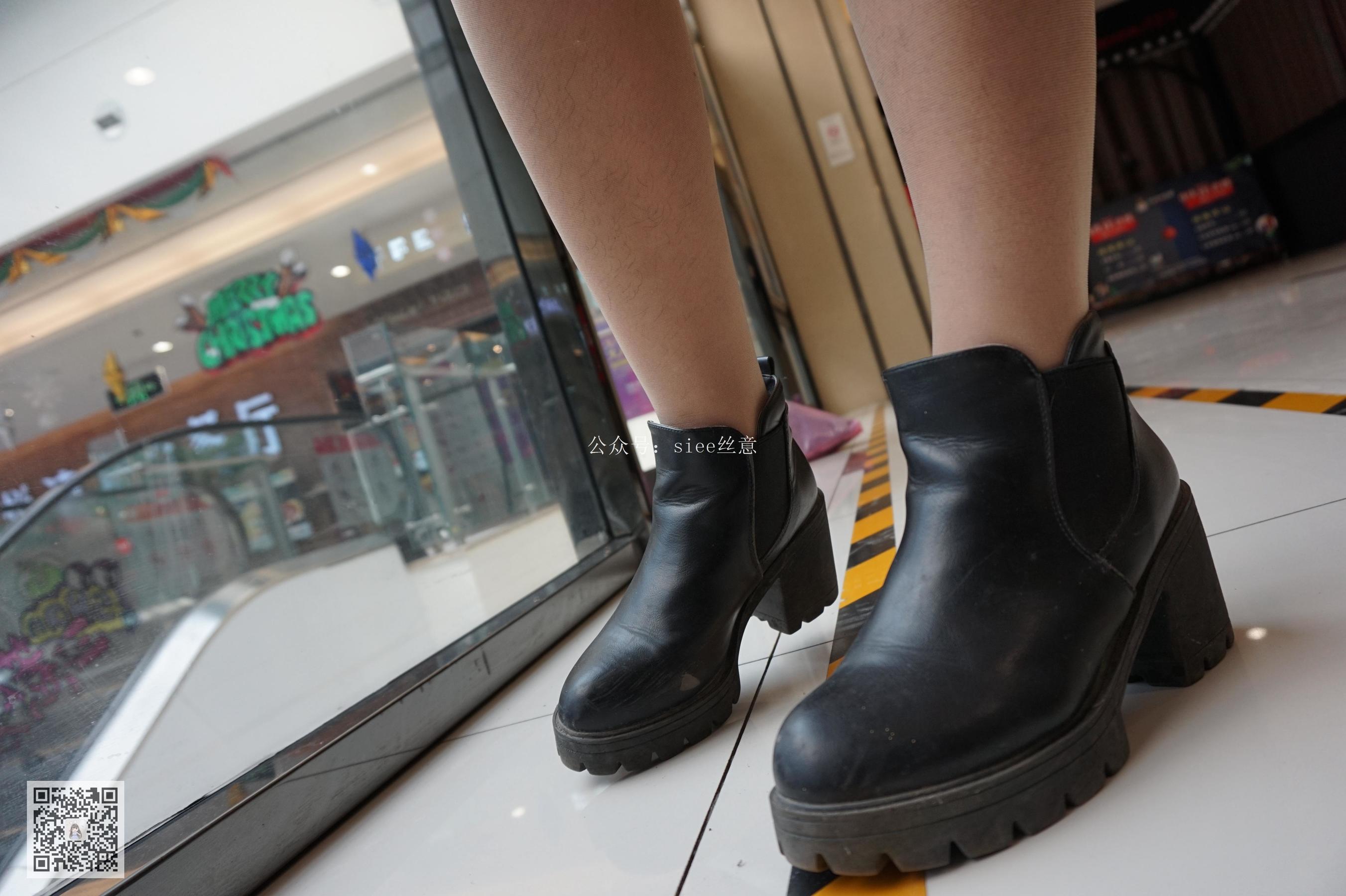 [丝意SIEE] 曦曦 黑色紧身裙配肉丝  第8张