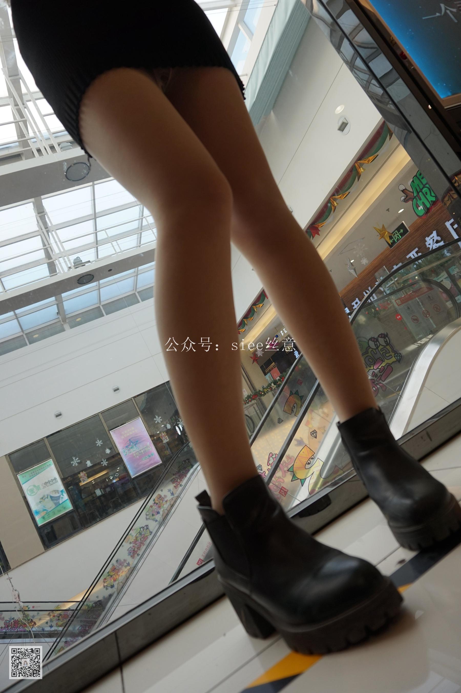 [丝意SIEE] 曦曦 黑色紧身裙配肉丝  第9张