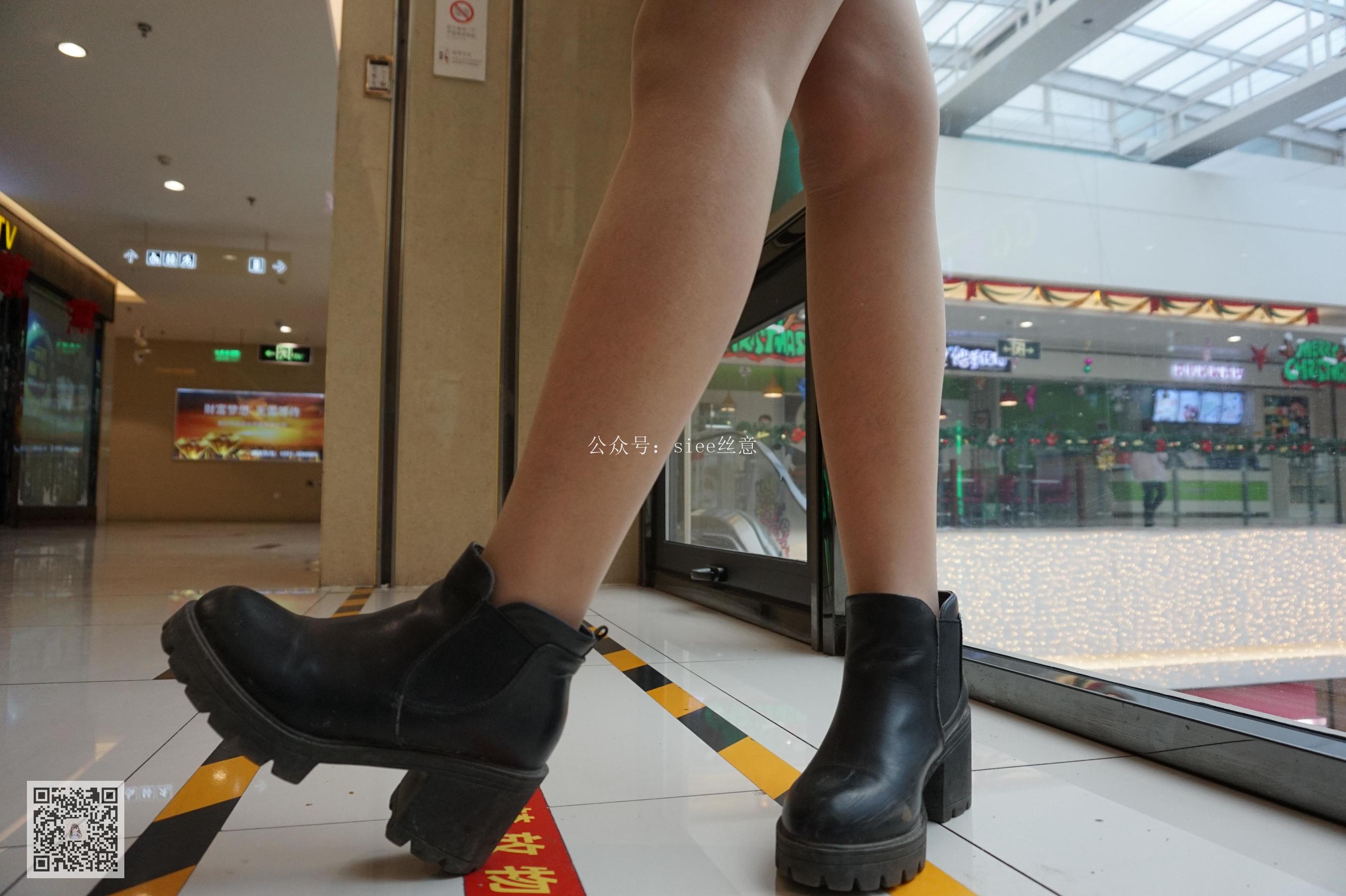 [丝意SIEE] 曦曦 黑色紧身裙配肉丝  第40张