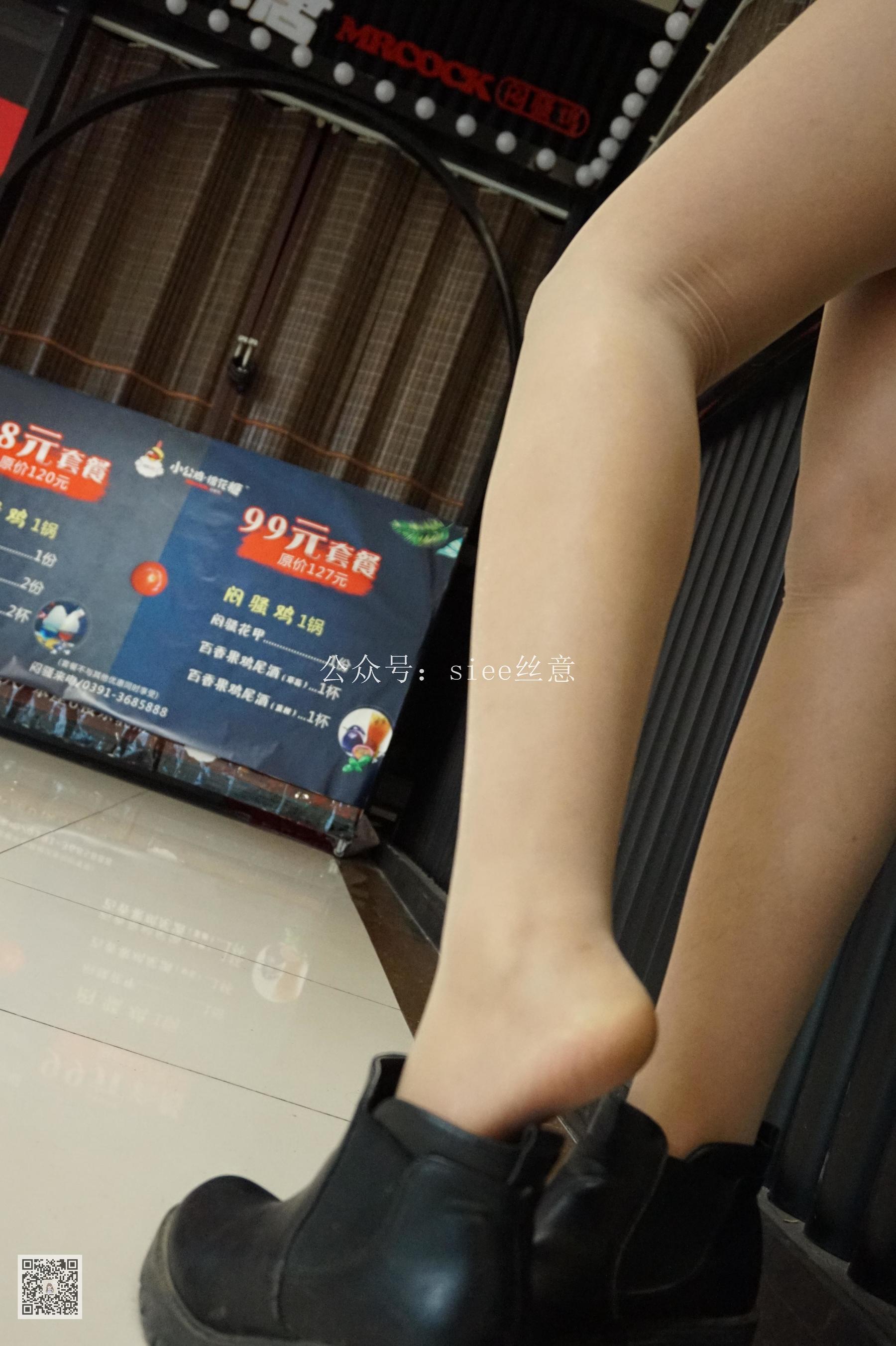 [丝意SIEE] 曦曦 黑色紧身裙配肉丝  第66张