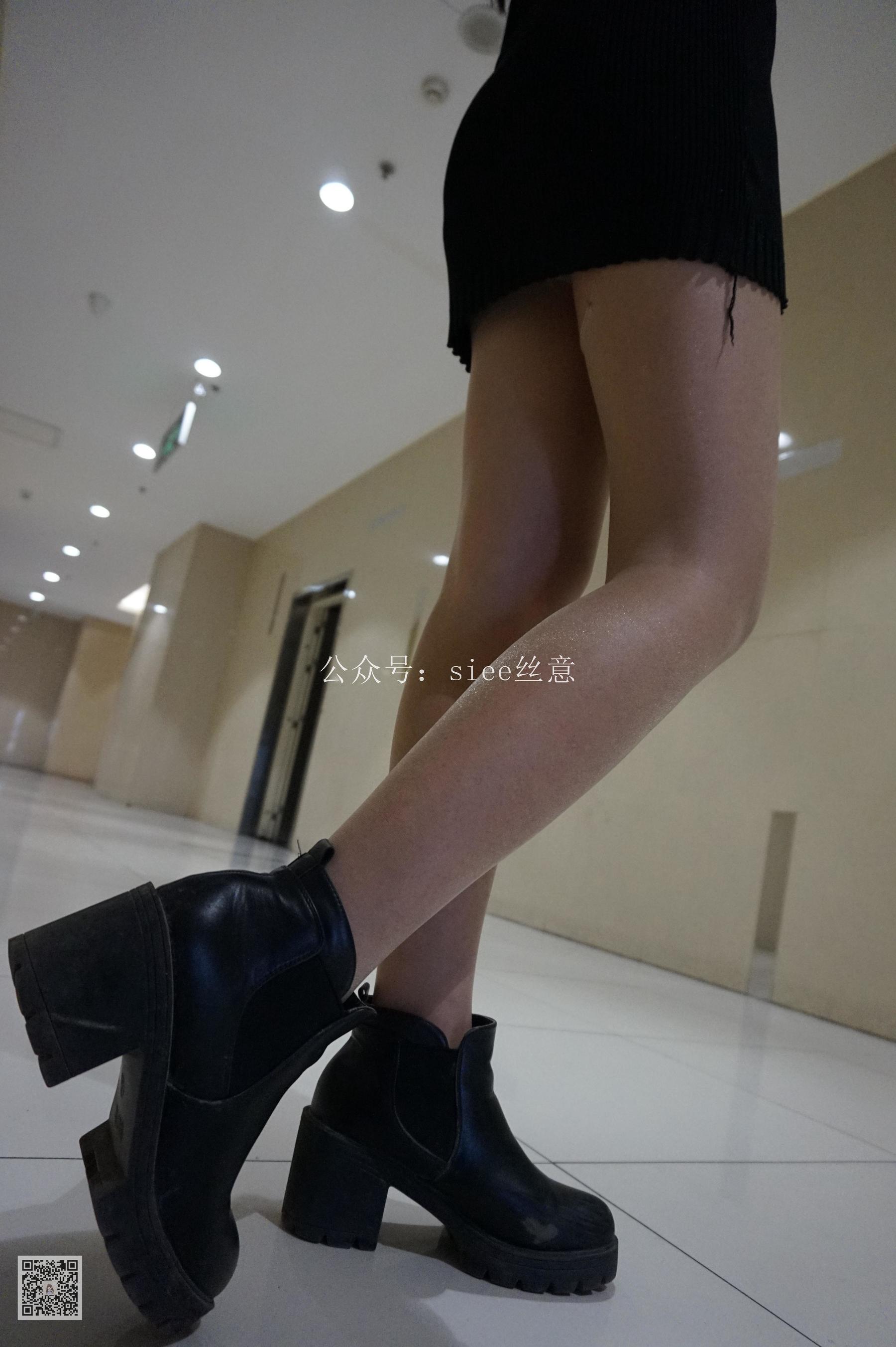 [丝意SIEE] 曦曦 黑色紧身裙配肉丝  第16张