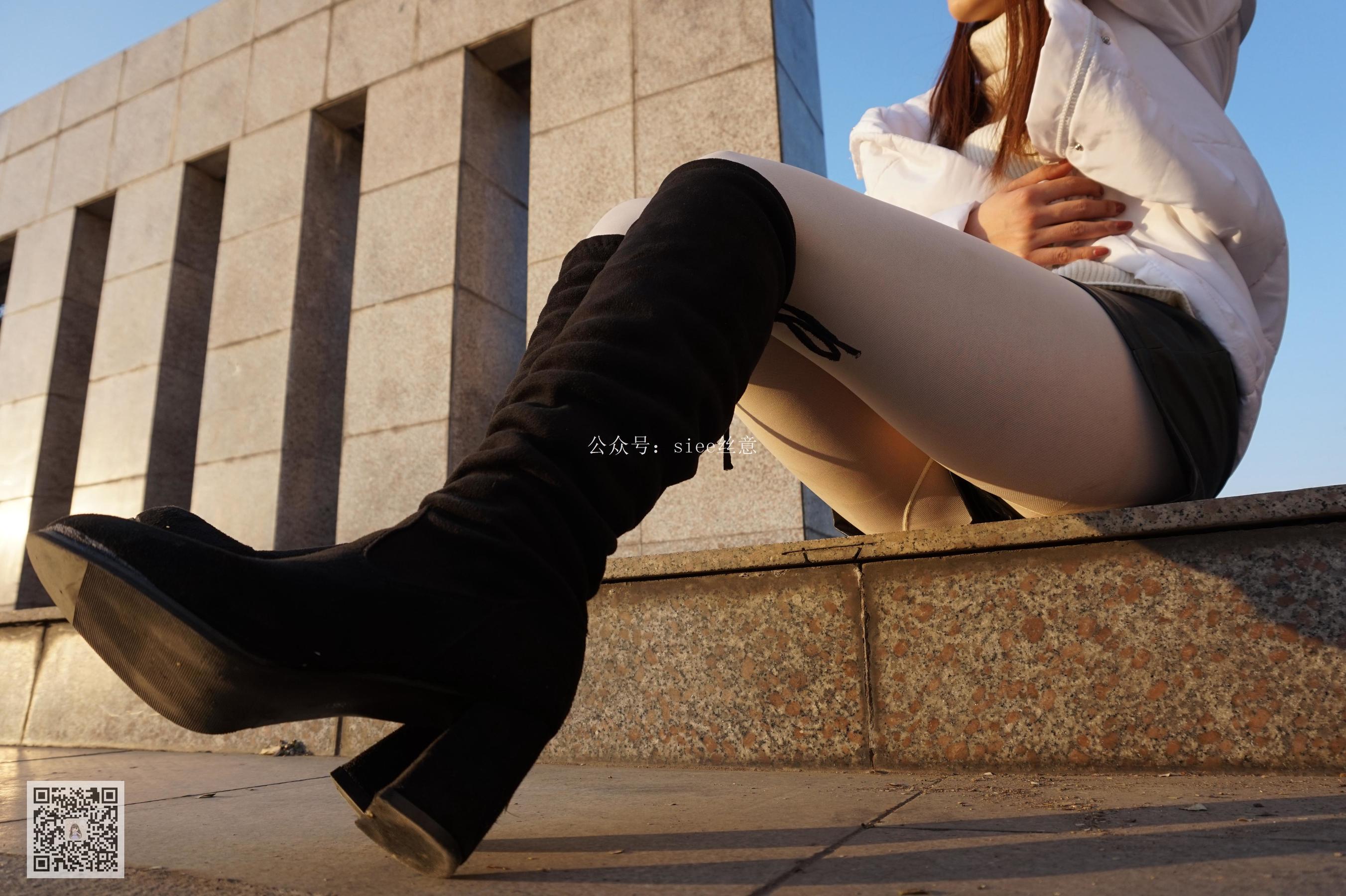 [丝意SIEE] 思思 白丝加长筒靴  第34张
