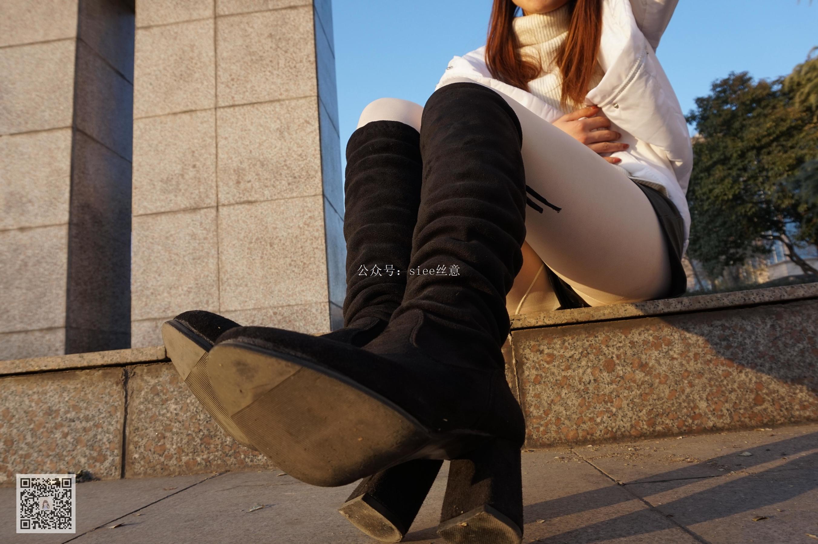 [丝意SIEE] 思思 白丝加长筒靴  第8张
