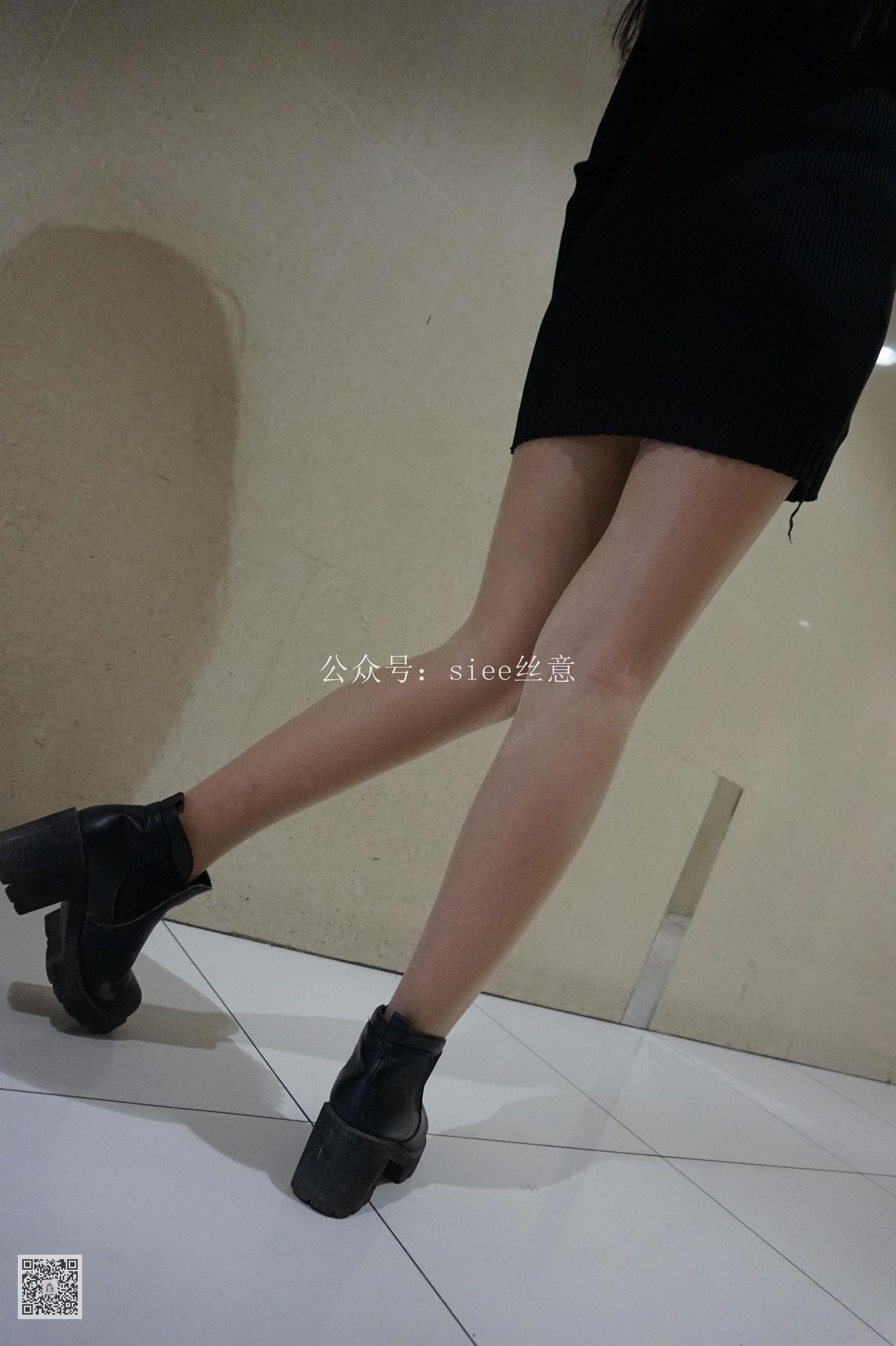 [丝意SIEE] 曦曦 黑色紧身裙配肉丝  第3张