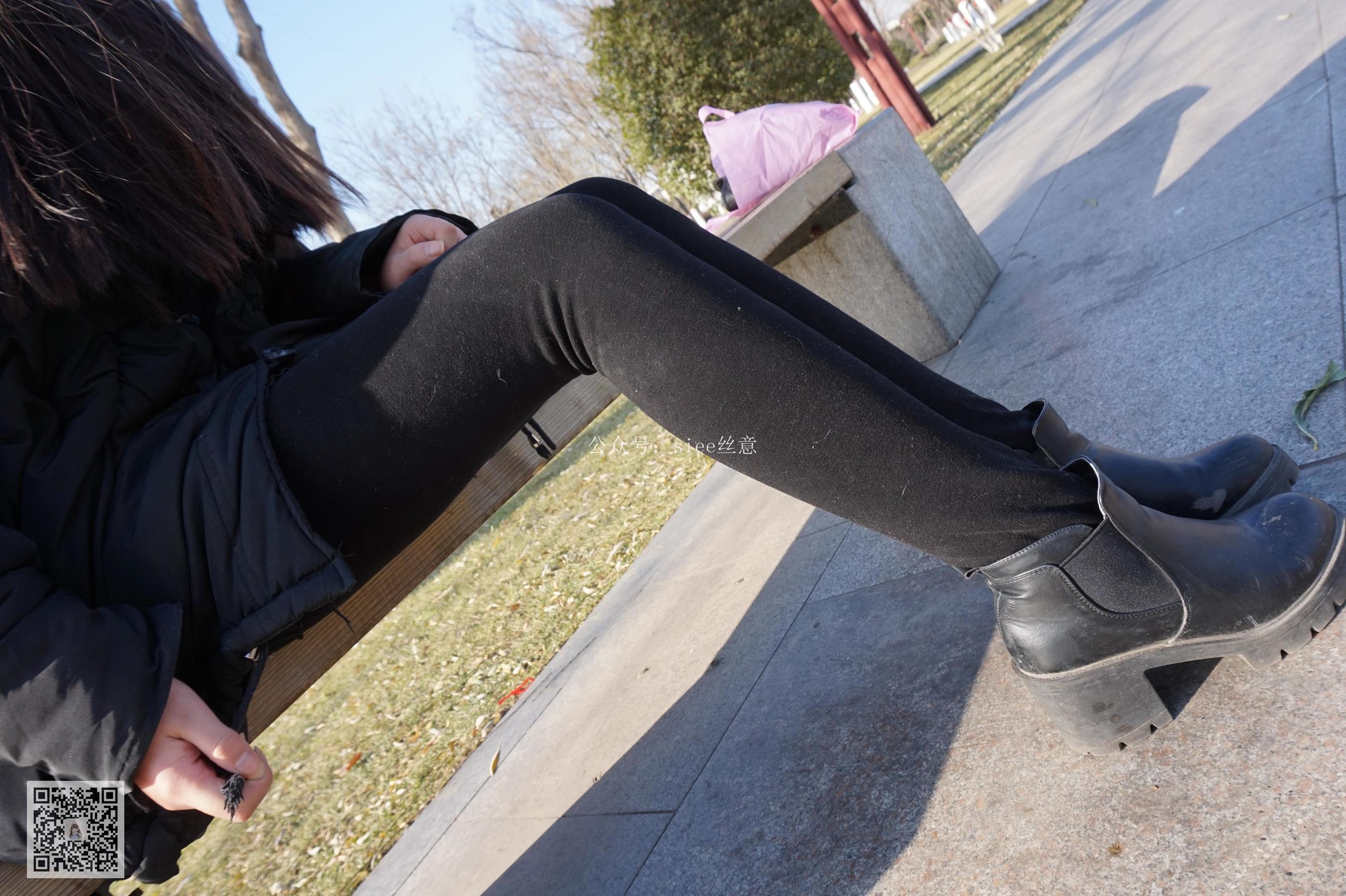 [丝意SIEE] 曦曦 黑丝内的肉丝  第3张