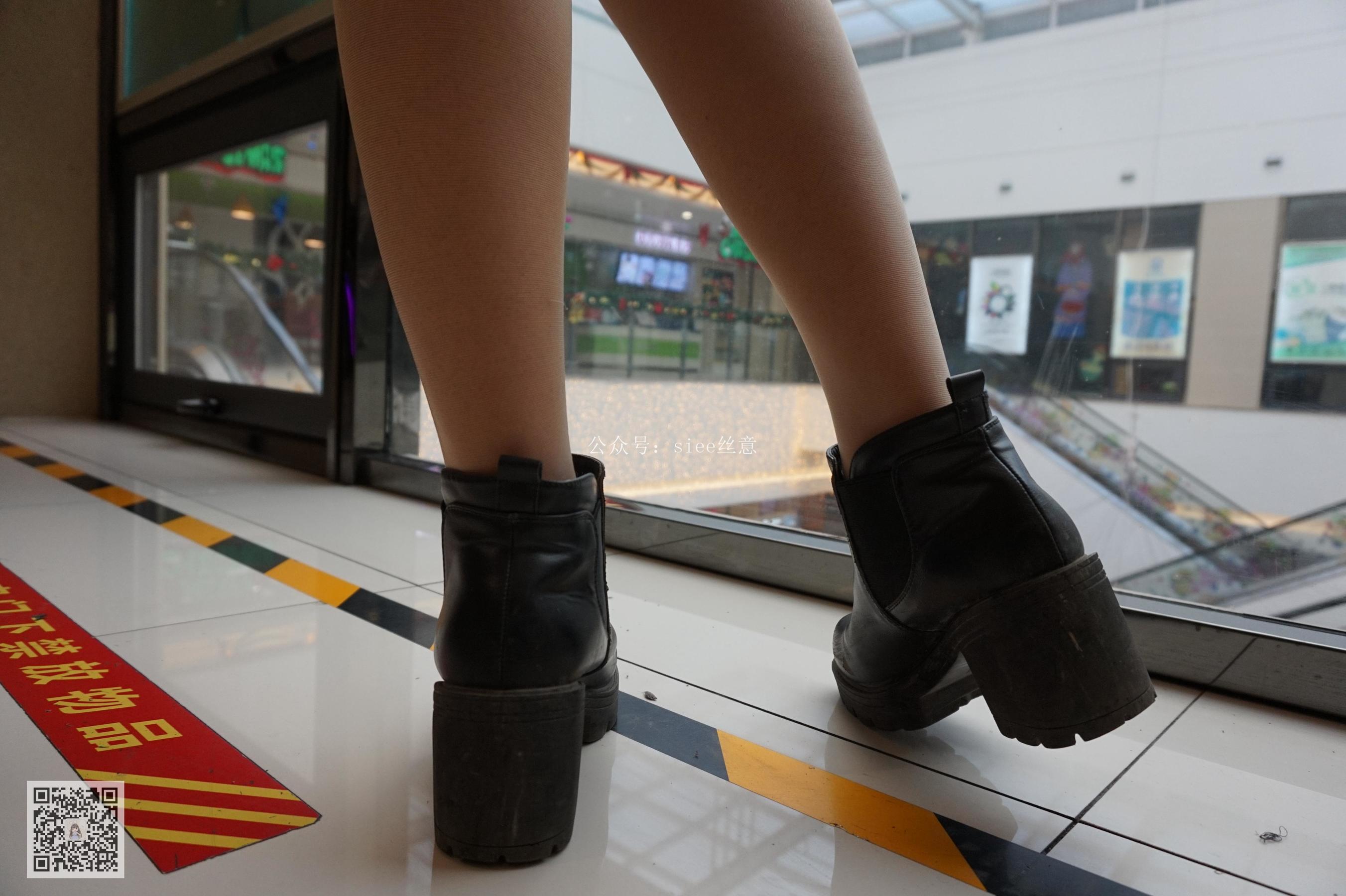 [丝意SIEE] 曦曦 黑色紧身裙配肉丝  第8张