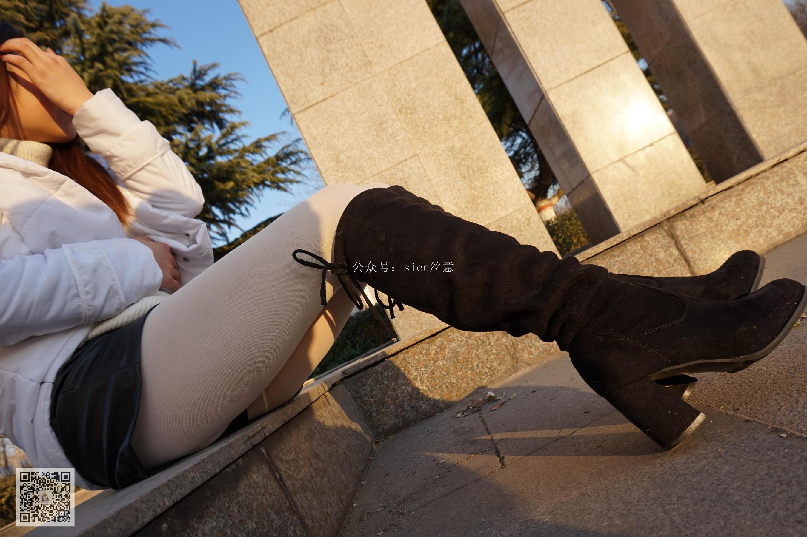 [丝意SIEE] 思思 白丝加长筒靴  第35张