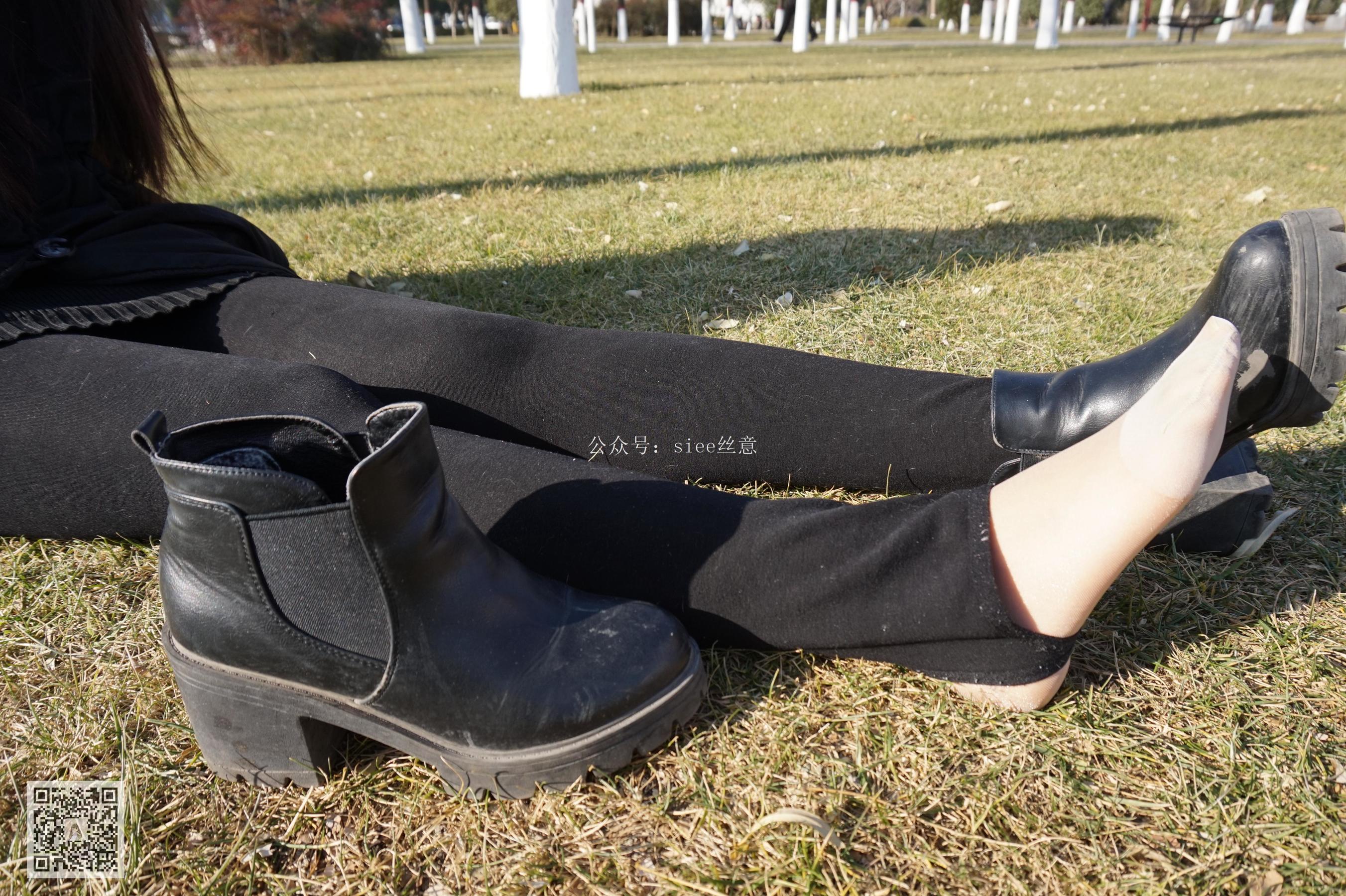 [丝意SIEE] 曦曦 黑丝内的肉丝  第13张