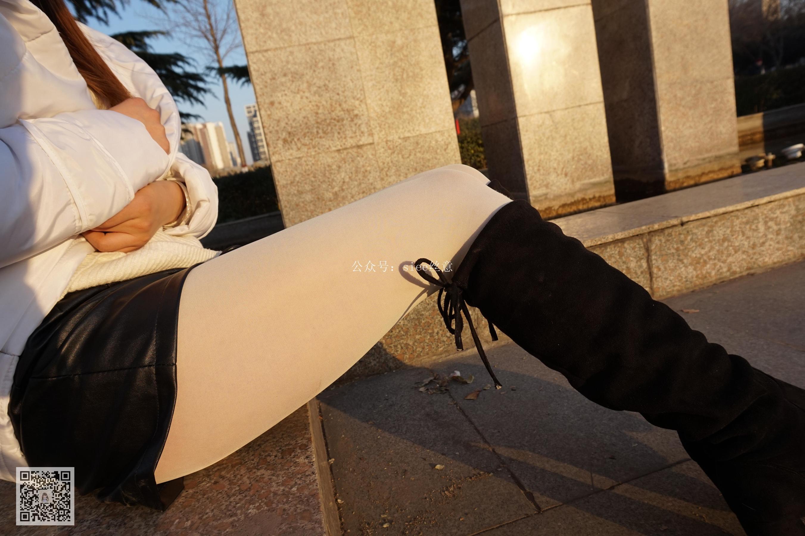 [丝意SIEE] 思思 白丝加长筒靴  第36张