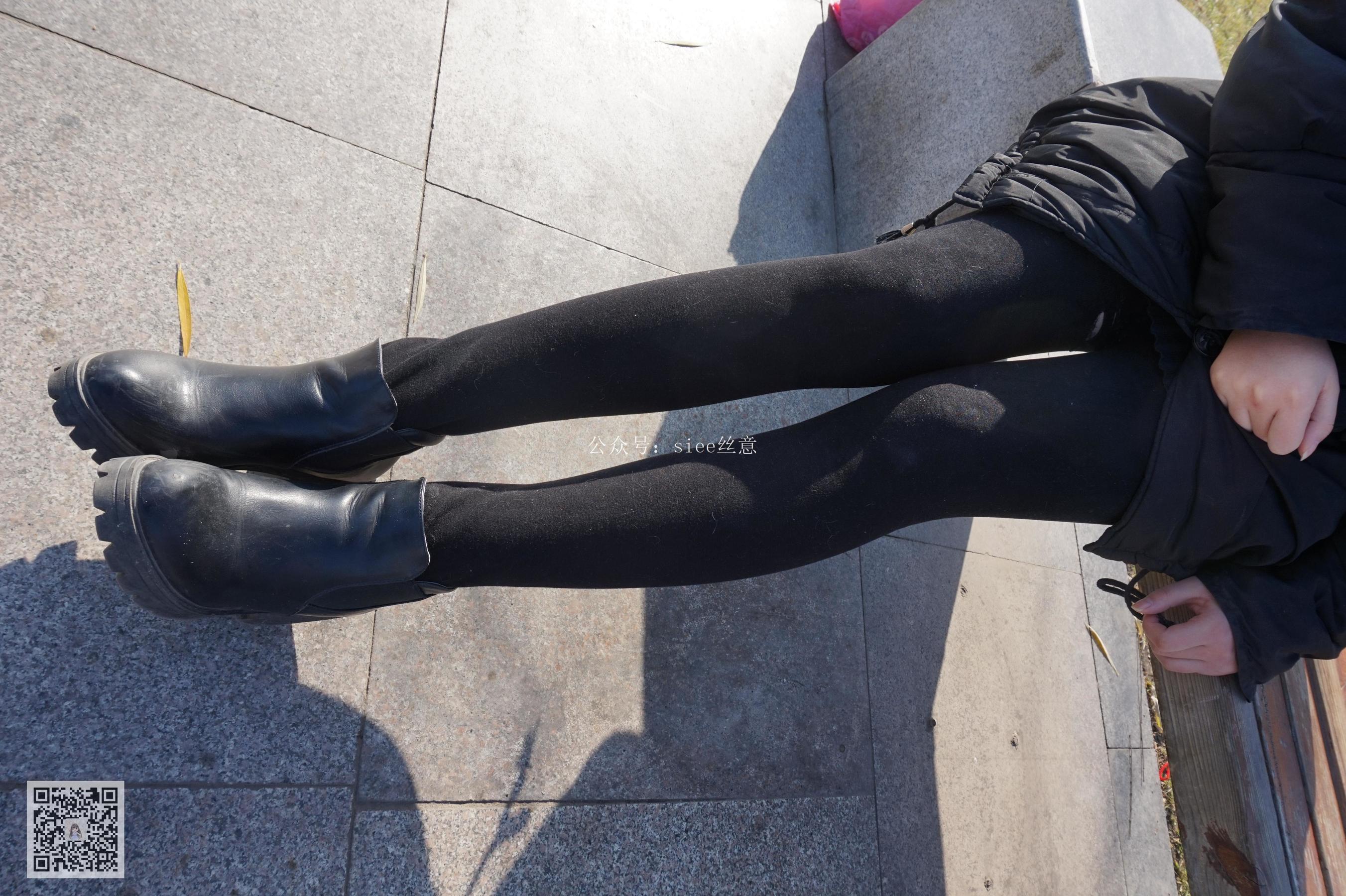 [丝意SIEE] 曦曦 黑丝内的肉丝  第15张