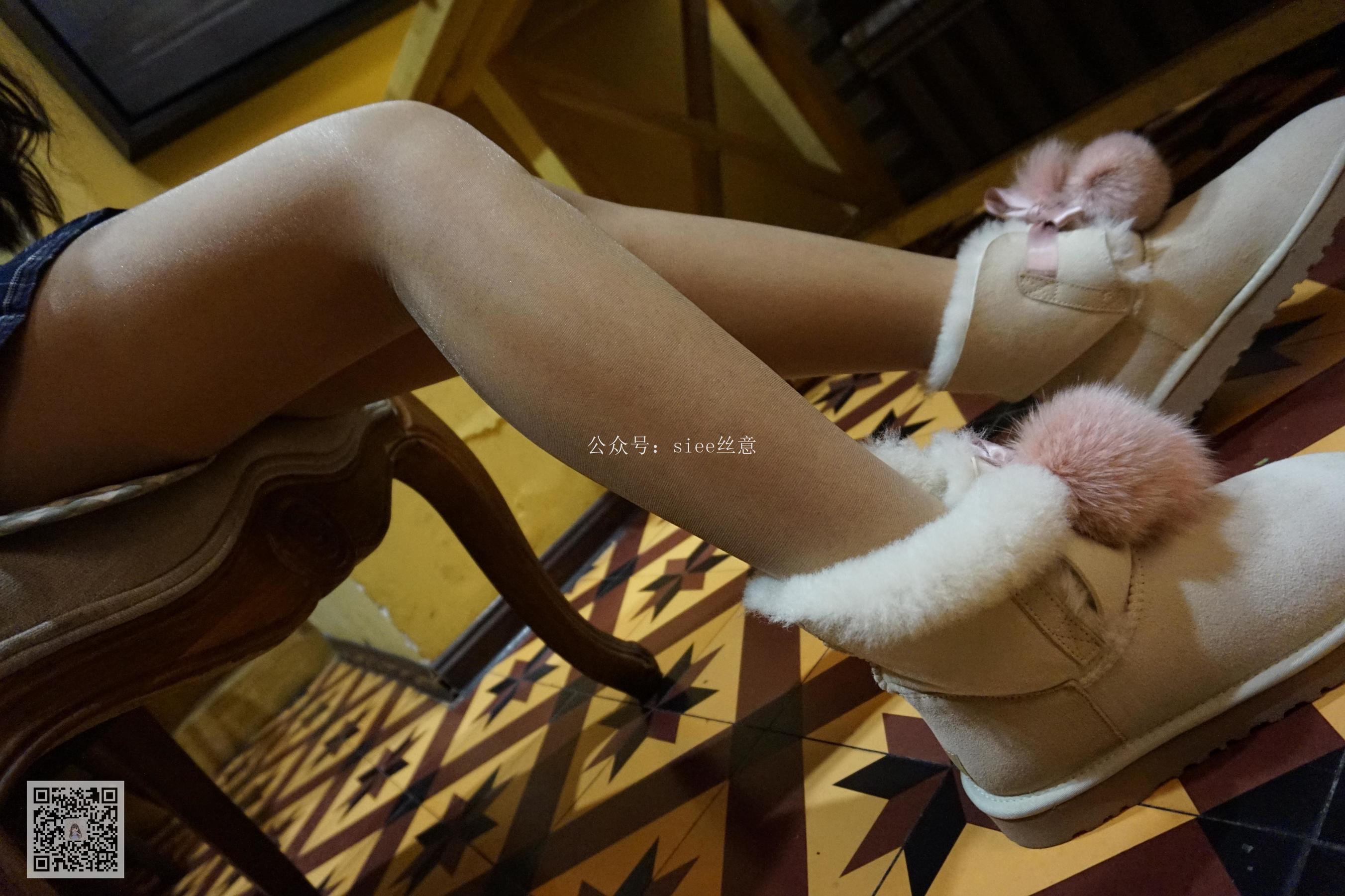 [丝意SIEE] 曦曦 肉丝与雪地鞋的情缘  第6张