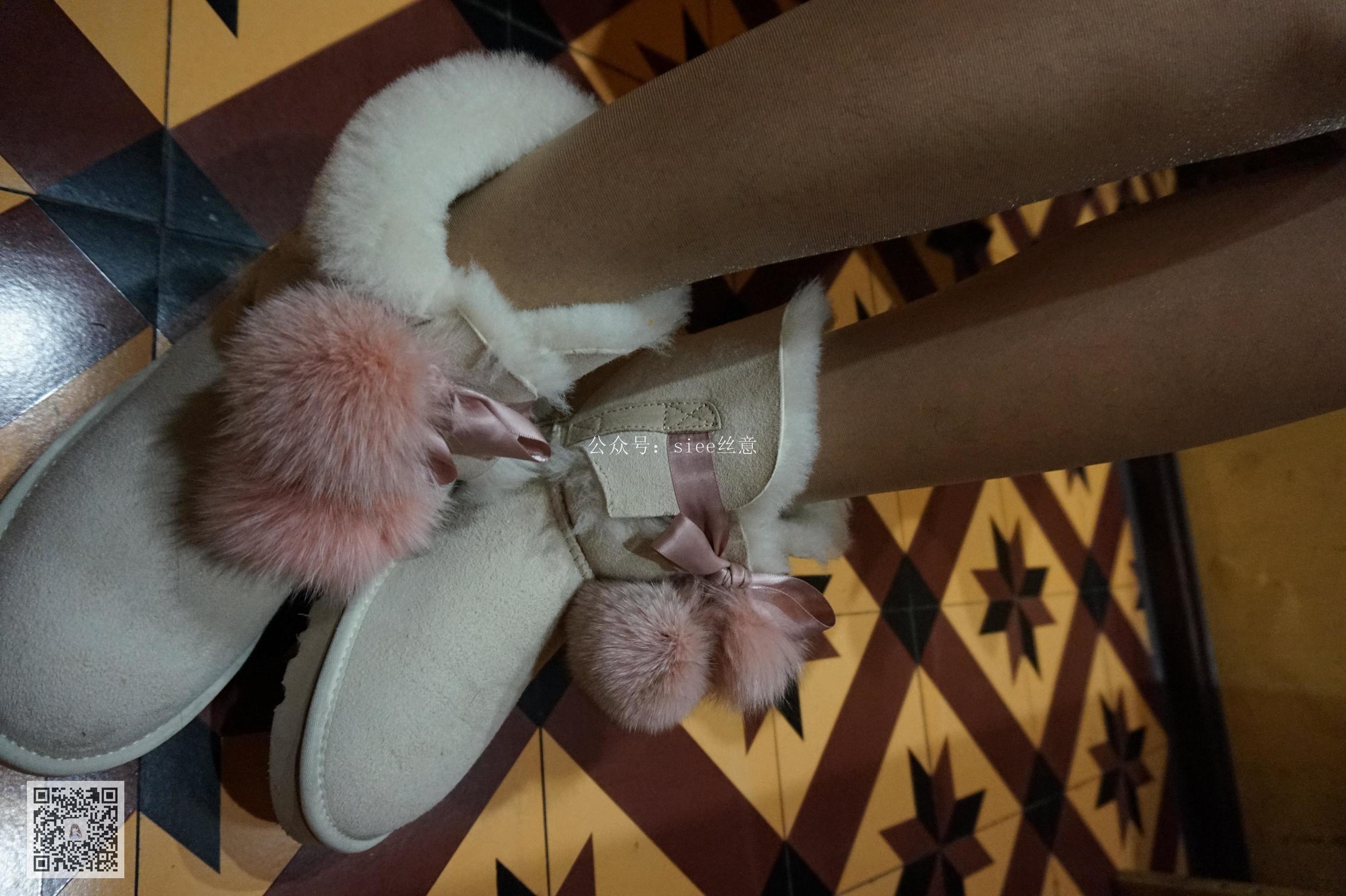 [丝意SIEE] 曦曦 肉丝与雪地鞋的情缘  第17张
