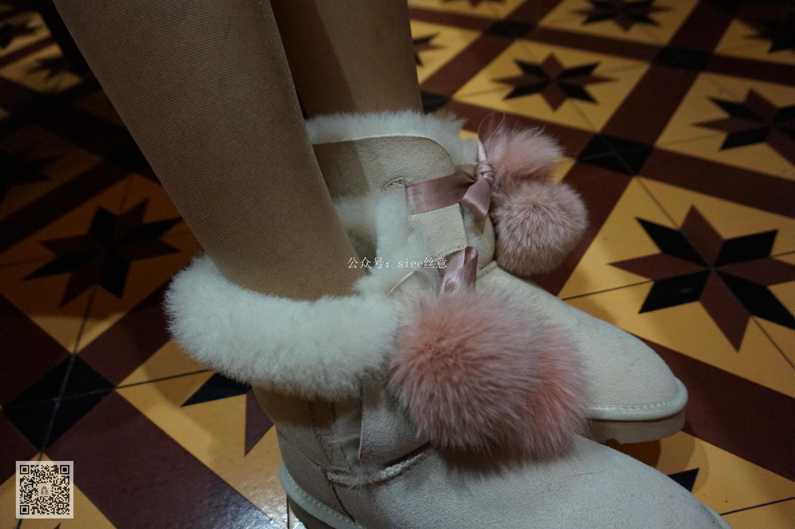 [丝意SIEE] 曦曦 肉丝与雪地鞋的情缘  第4张