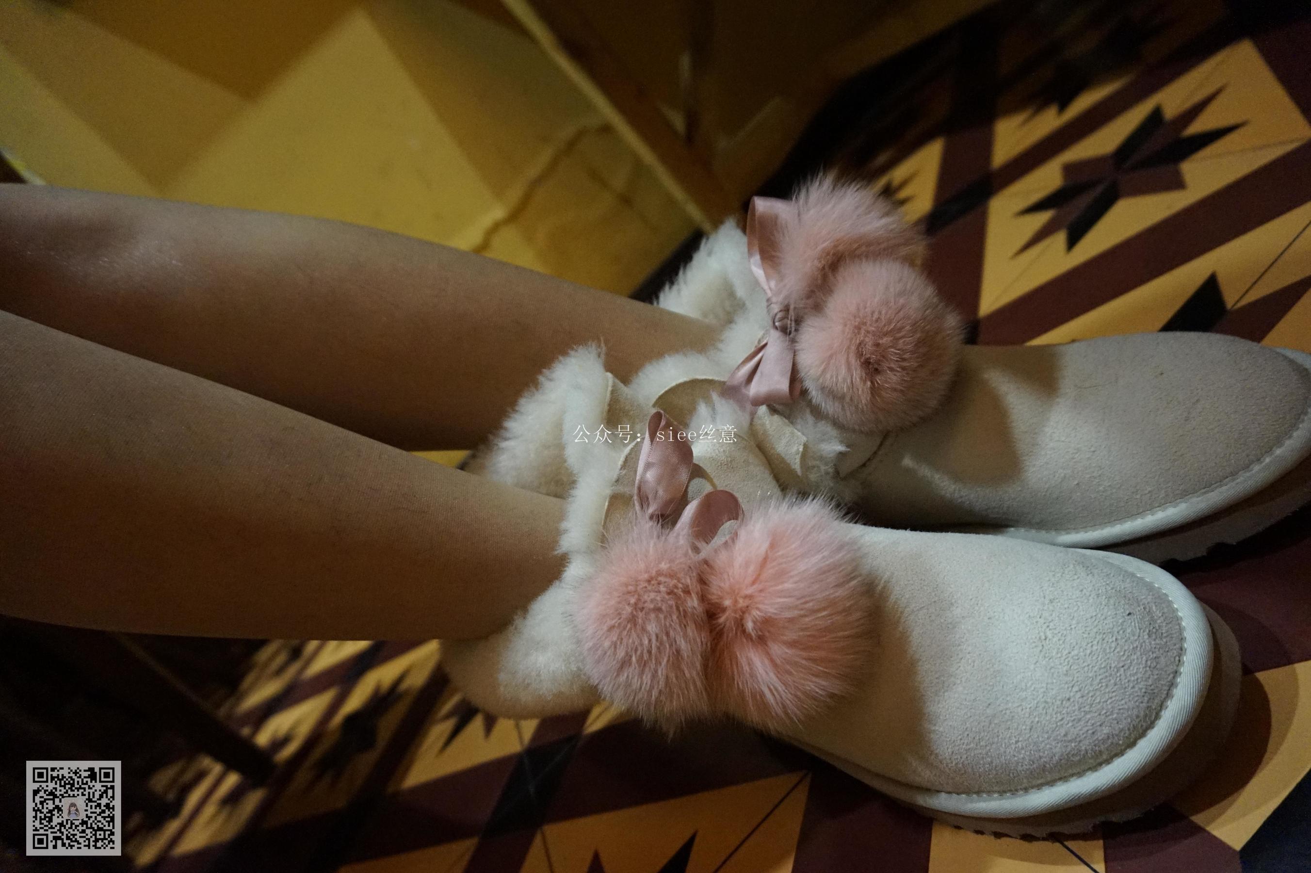 [丝意SIEE] 曦曦 肉丝与雪地鞋的情缘  第6张