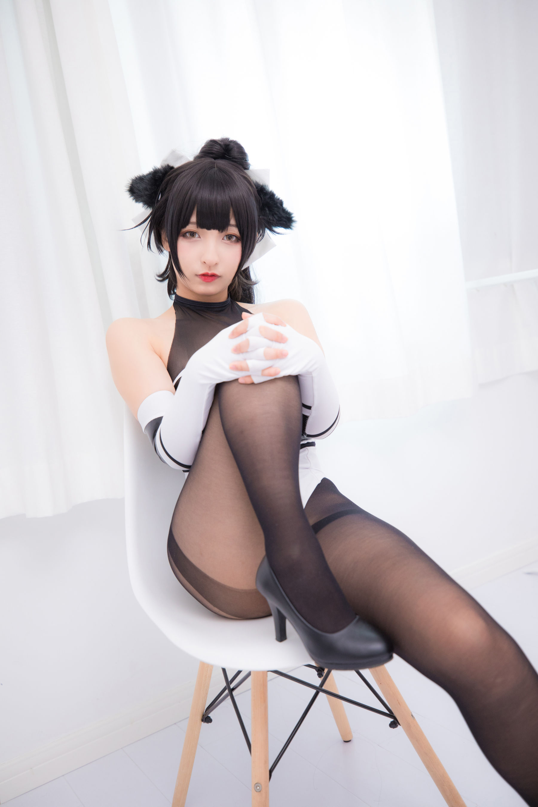 [萝莉COS] 神楽板真冬 TAKAO-TIGHTS VER (黑丝)  第34张