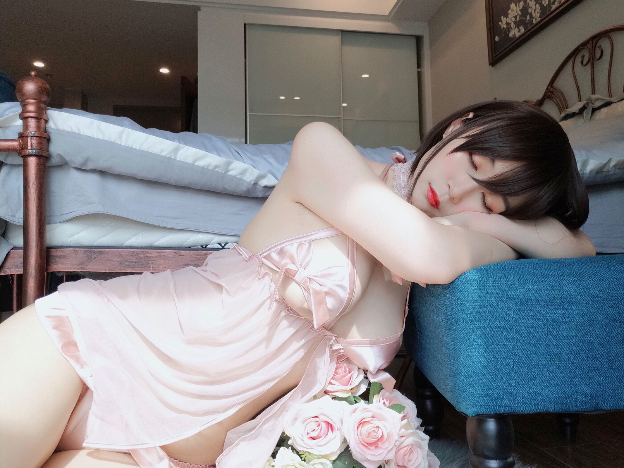 [萝莉COS] 白银 - 粉色睡衣  第10张