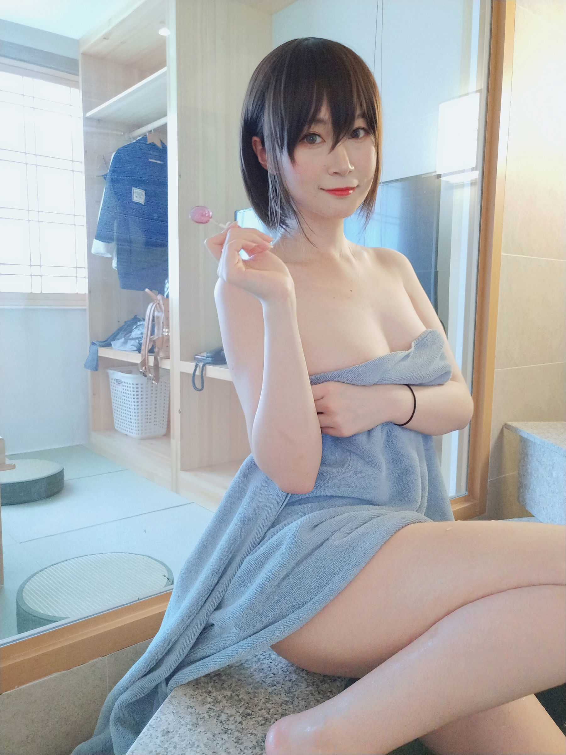 [萝莉COS] 白银 - 和服温泉  第27张