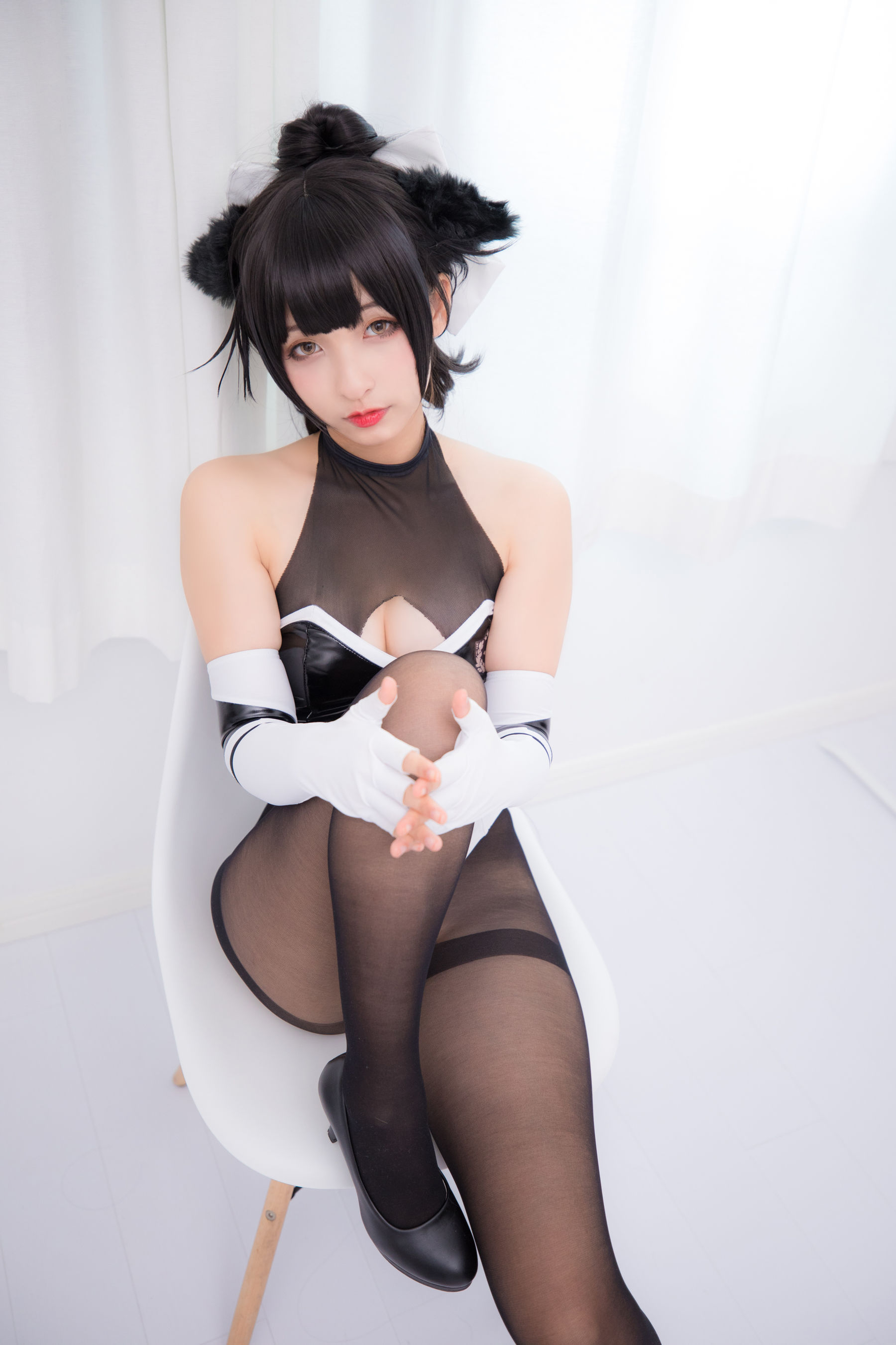 [萝莉COS] 神楽板真冬 TAKAO-TIGHTS VER (黑丝)  第34张