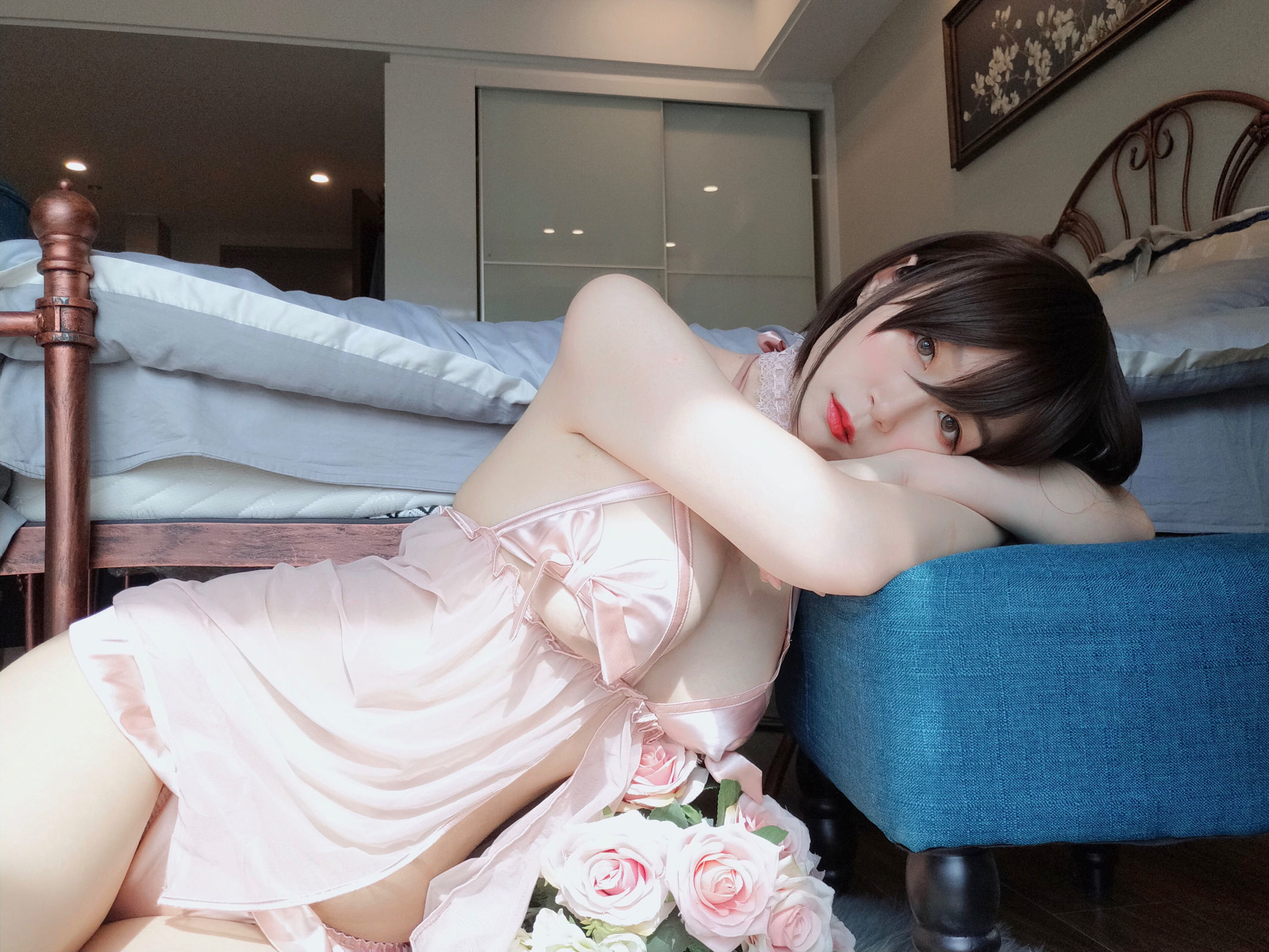 [萝莉COS] 白银 - 粉色睡衣  第37张