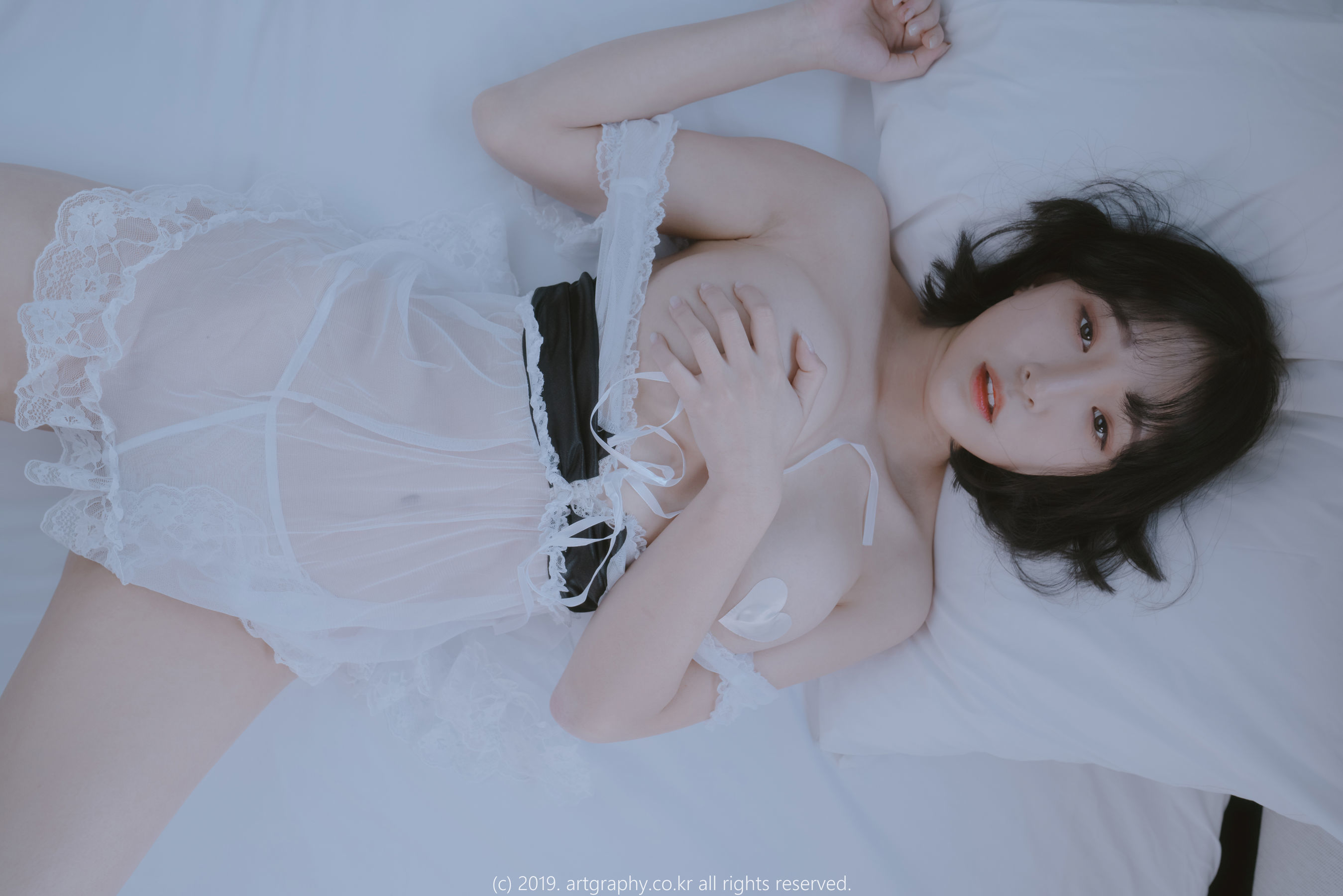 [ARTGRAVIA] VOL.069 巨乳少女姜仁卿 - 透视睡衣 古典红色睡袍  第23张