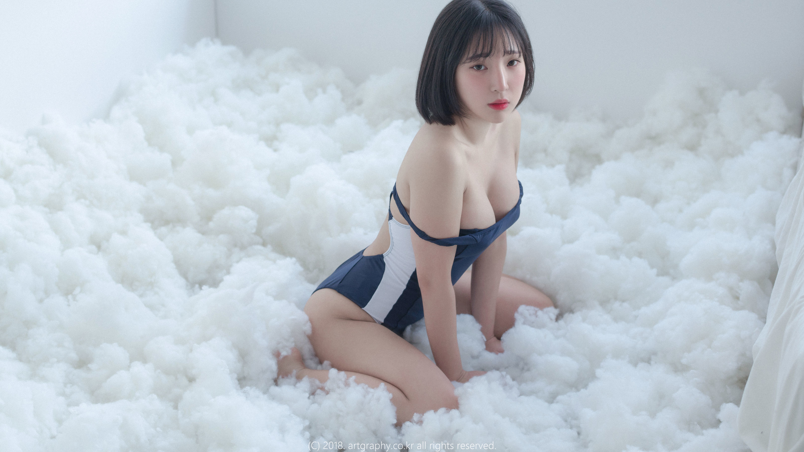 [ARTGRAVIA] VOL.045 巨乳少女姜仁卿 - 死库水 阳台私拍  第4张